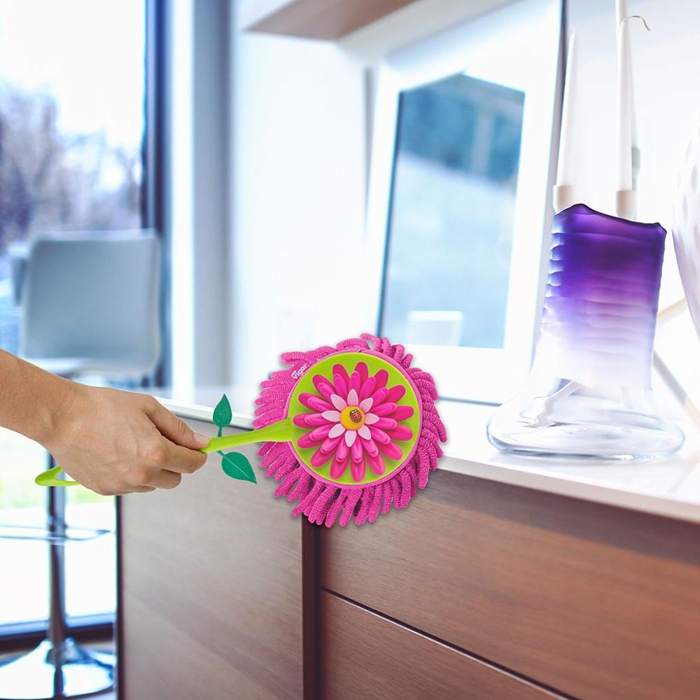 Vigar Flower Power Round Microfibre Duster