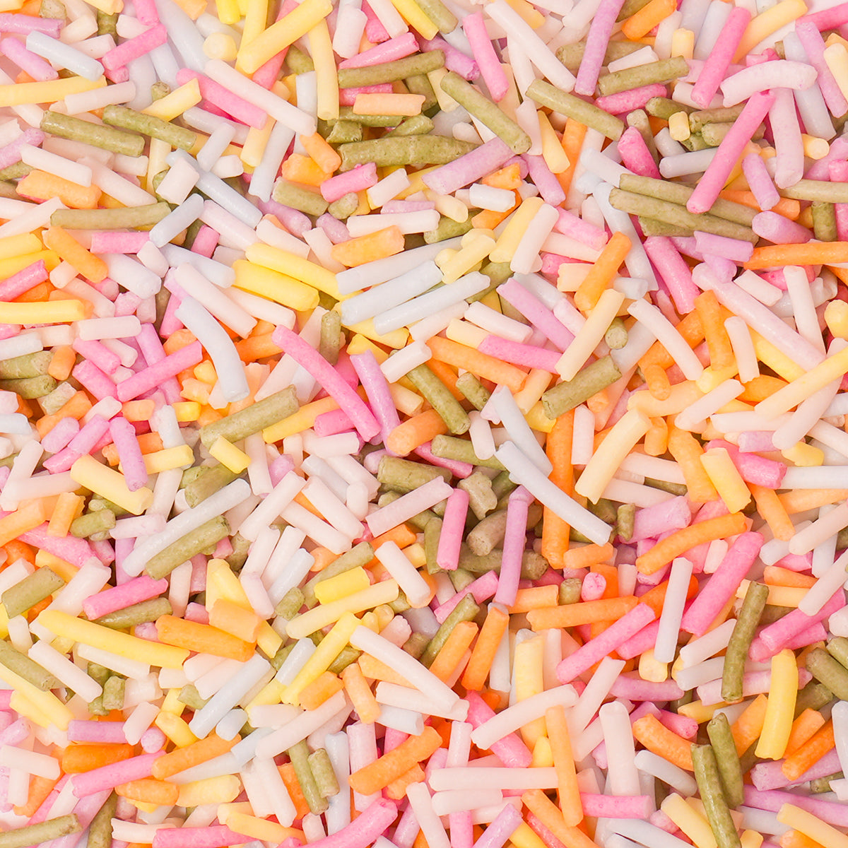 Sprinks Sugar Free Natural Coloured Jimmies Pastel Rainbow 60g