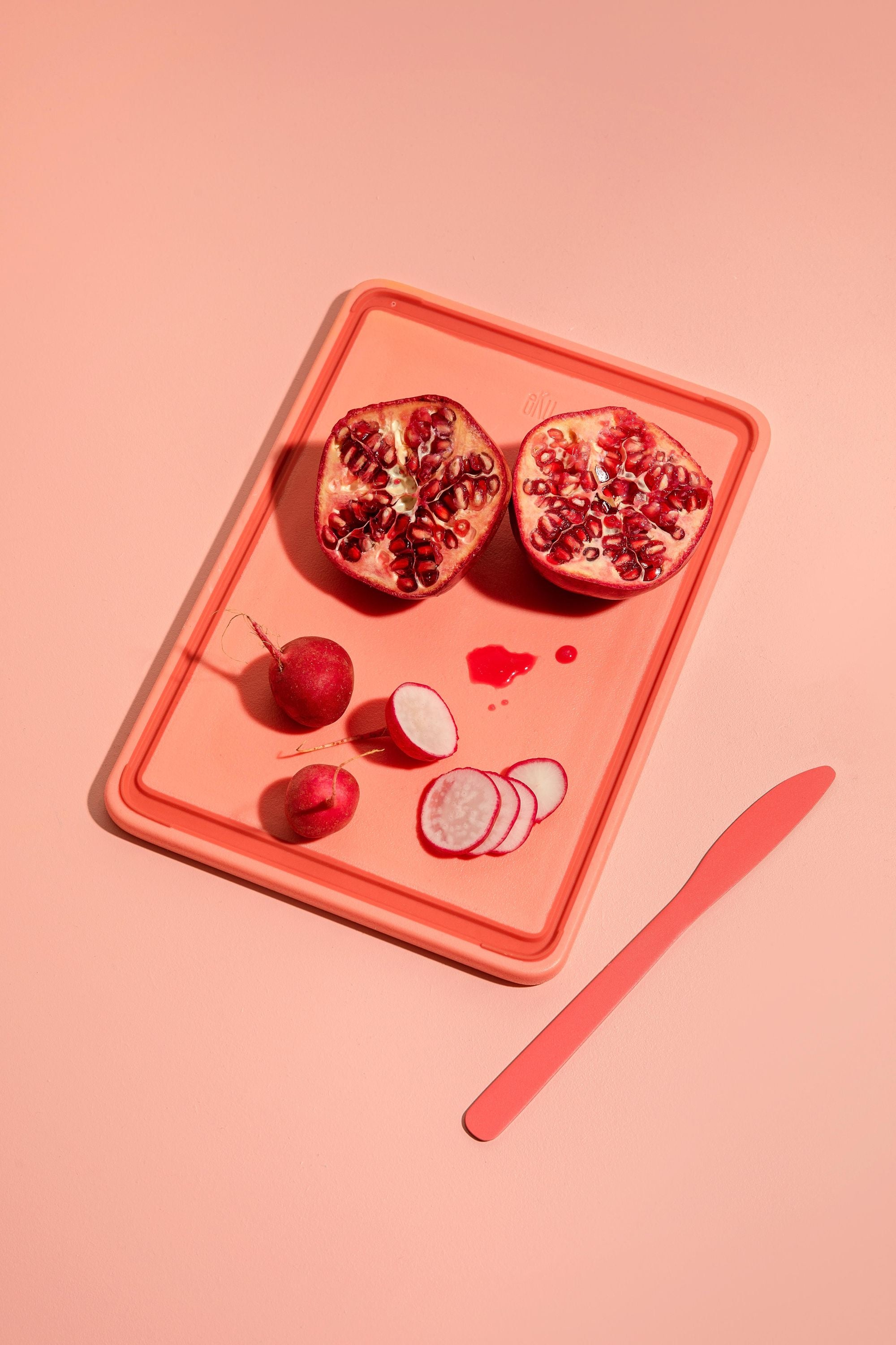 eKu Upcycle Small Prep Board - Salmon