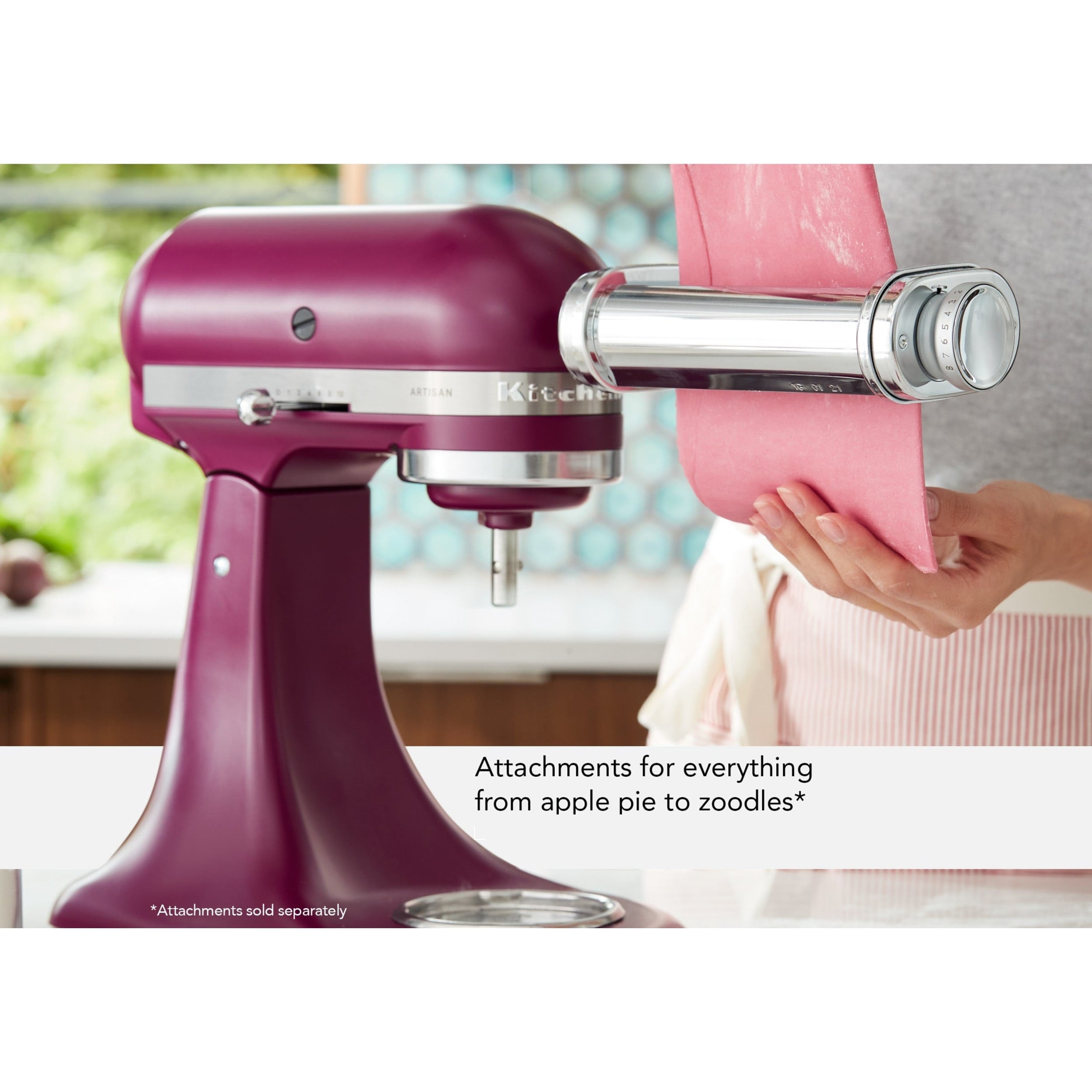 KitchenAid Artisan Tilt-Head Stand Mixer - Beetroot KSM195