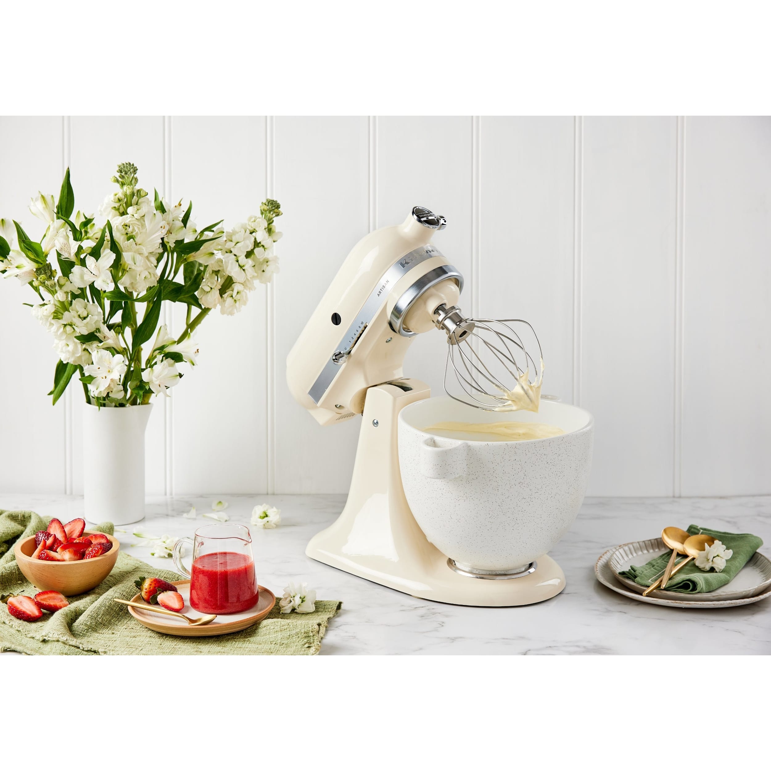 KitchenAid 4.7L Ceramic Bowl Speckled Stone 5KSM2CB5PSS