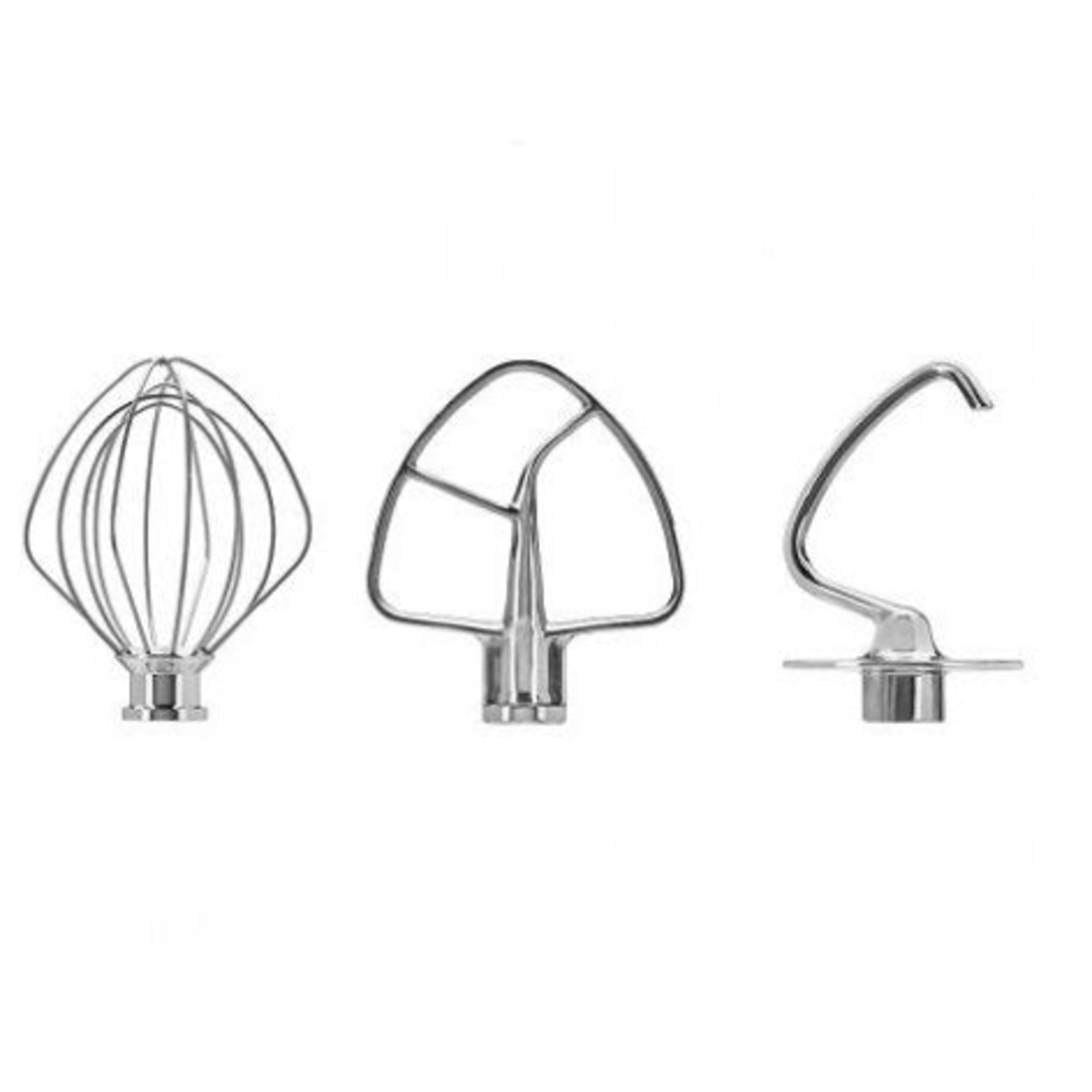 KitchenAid Stainless Steel 3-Piece Beater Set for Tilt Head Stand Mixer KSM5TH3PSS