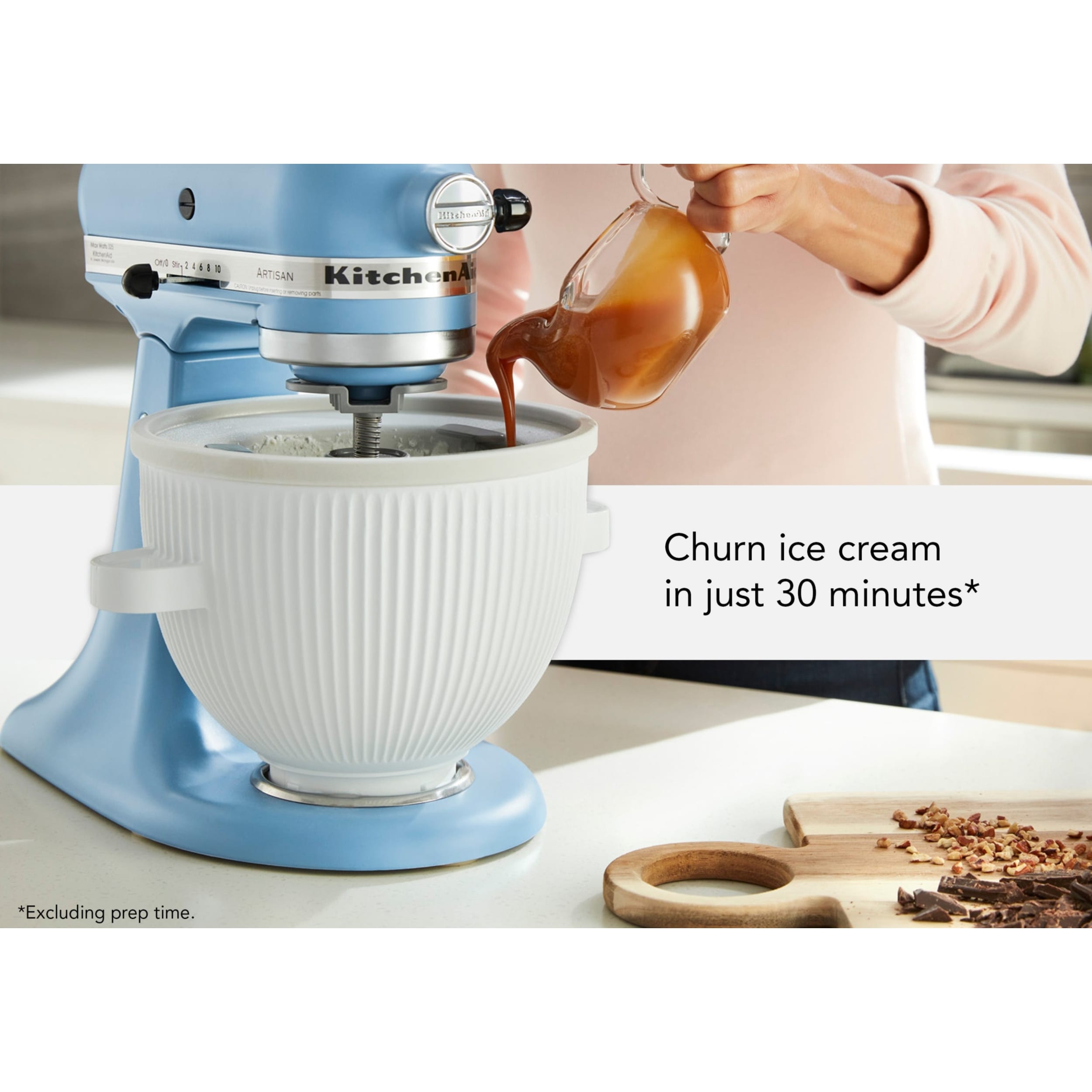 KitchenAid Ice Cream Bowl Attachment for Stand Mixer 5KSMICM