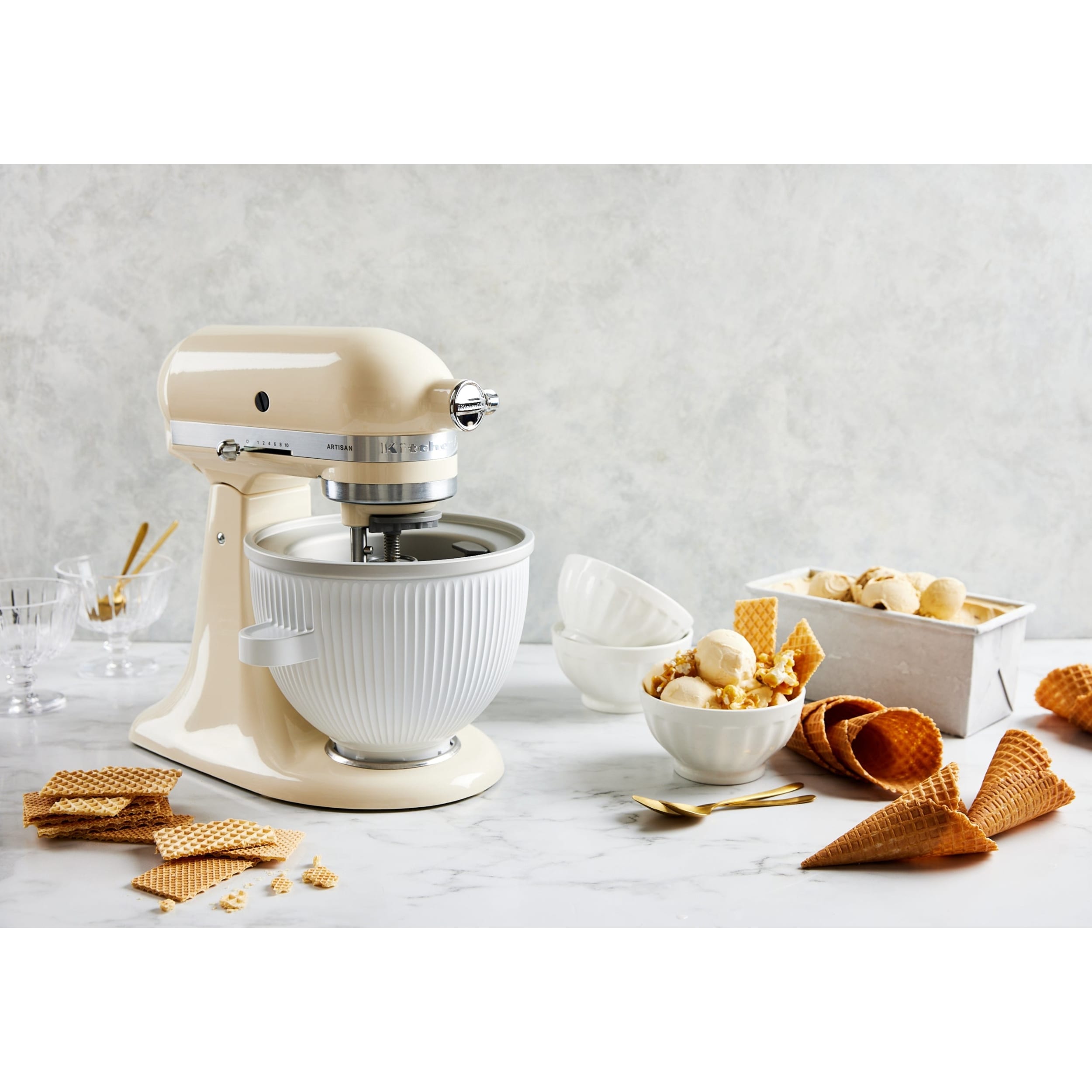 KitchenAid Ice Cream Bowl Attachment for Stand Mixer 5KSMICM