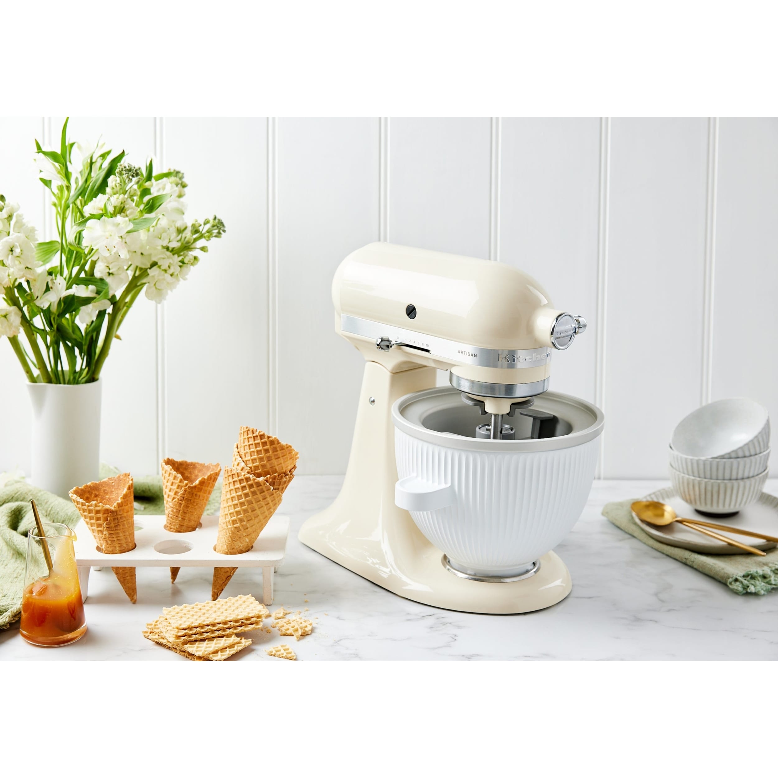 KitchenAid Ice Cream Bowl Attachment for Stand Mixer 5KSMICM