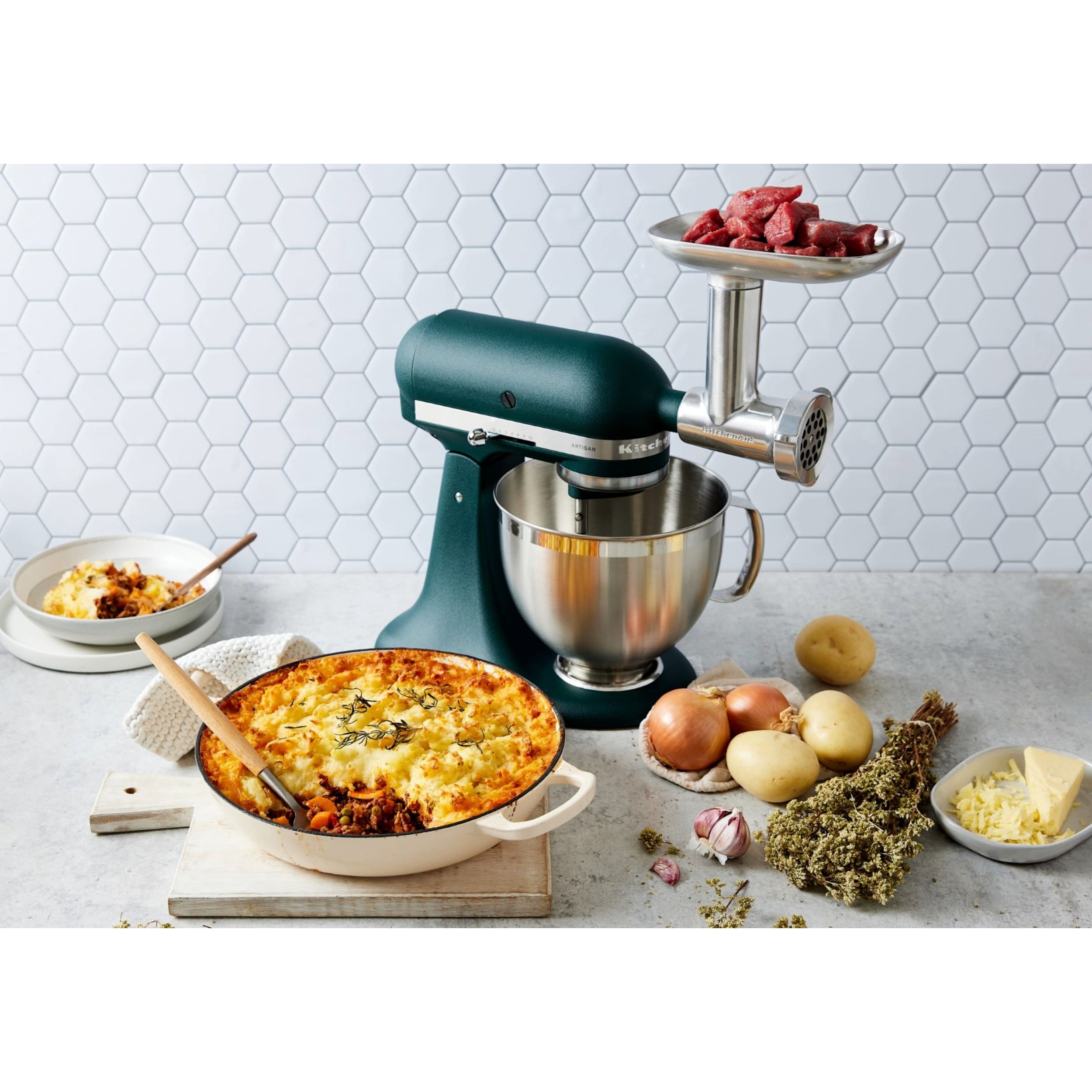 KitchenAid Metal Food Grinder Attachment 5KSMMGAA