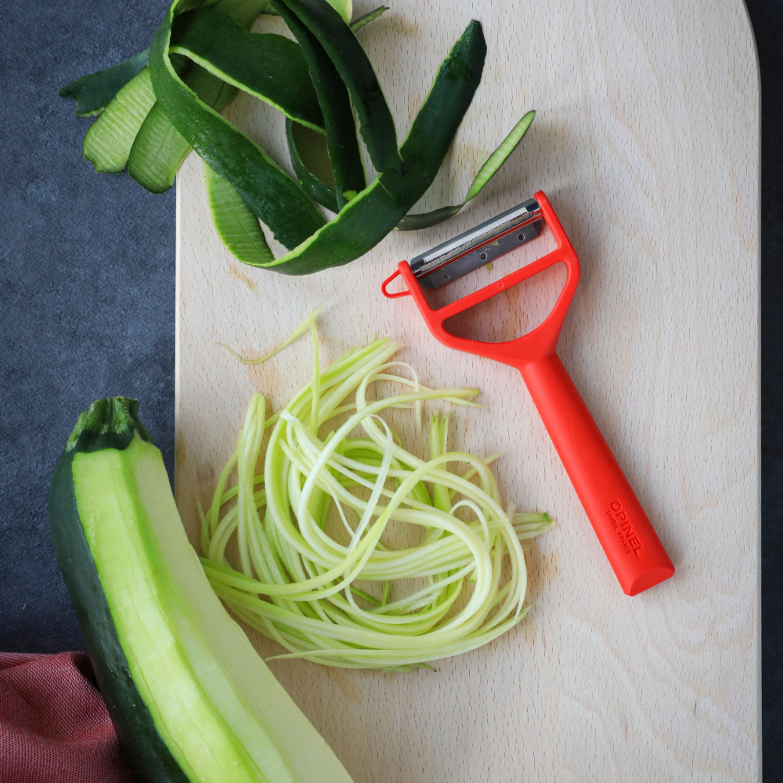 Opinel T-Duo Polymer Peeler Red