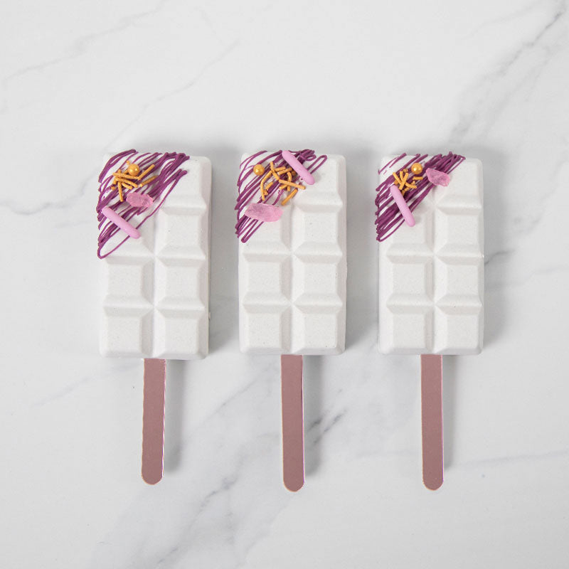 Bake Group Acrylic Cakesicle Sticks Rose Gold 25 Pack