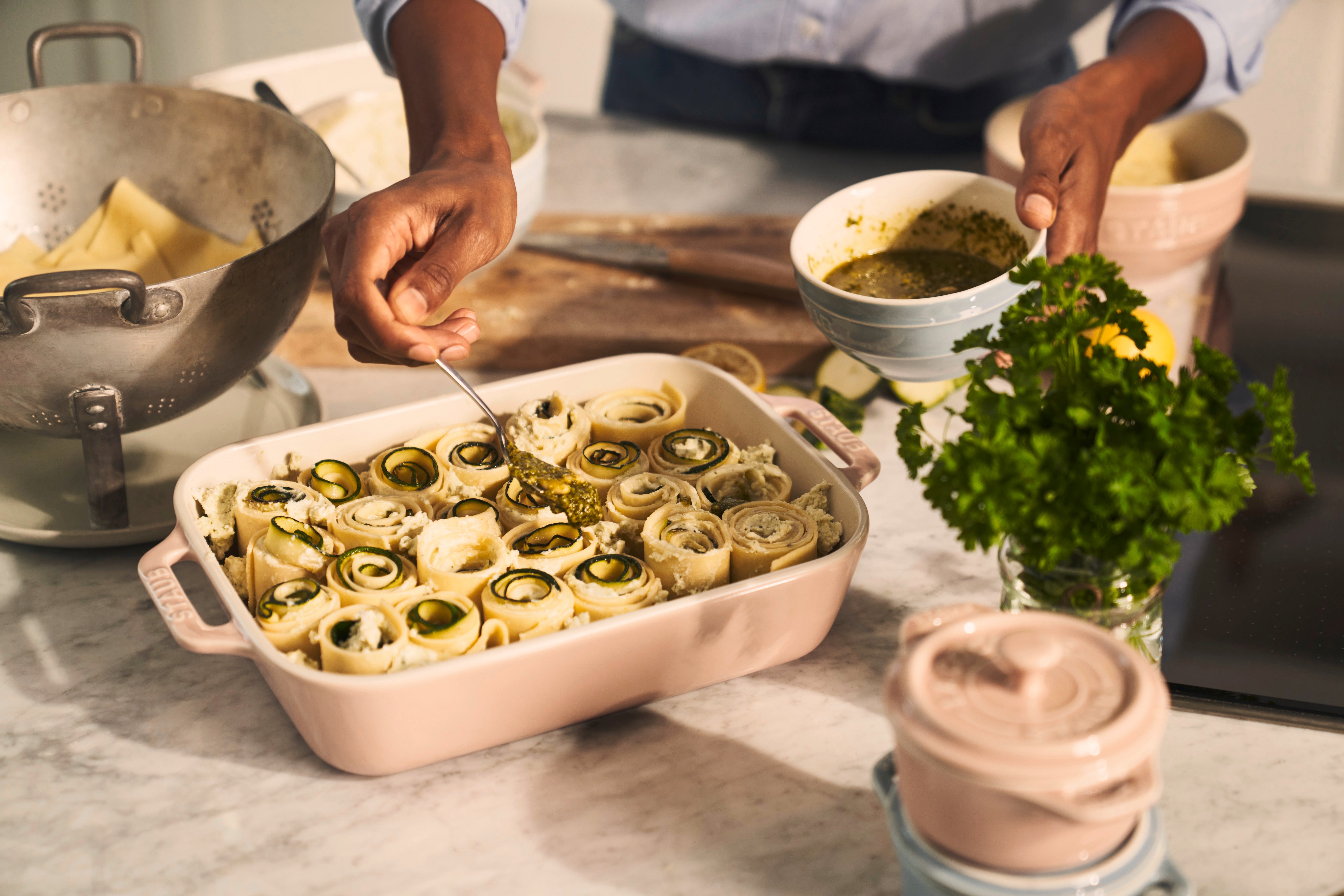 Staub Ceramic Oven Dish 3/Set 14,20,27cm  Pink