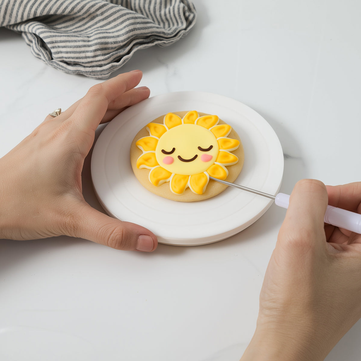 Coo Kie Mini Turntable with Silicone Mat