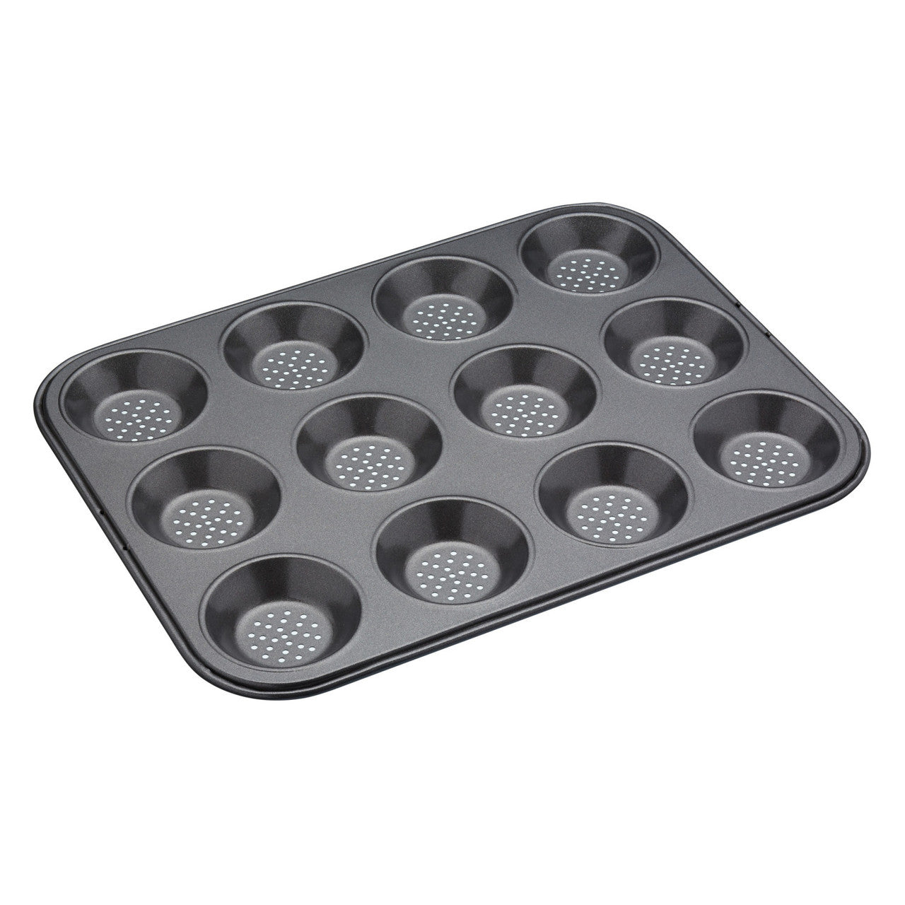 MasterCraft Crusty Bake Non Stick Shallow Baking Pan 12 Cup