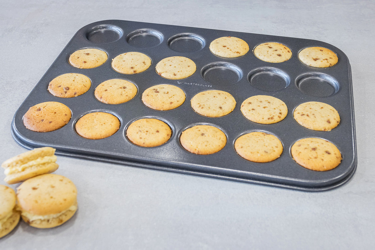MasterCraft Non Stick Mini Whoopie Pie Pan 24 Cup