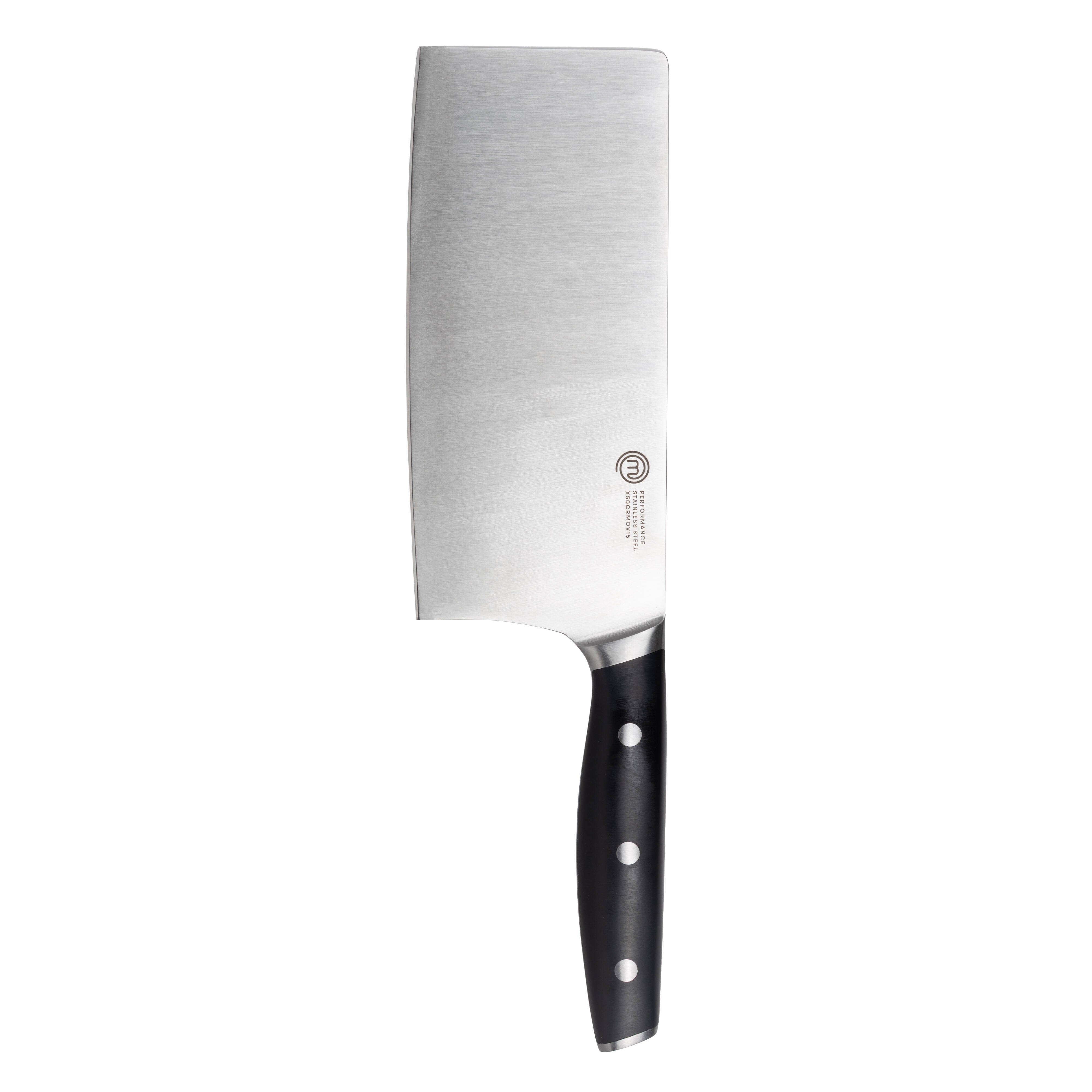 MasterChef Performance Procut Cleaver Knife Black & Stainless Steel