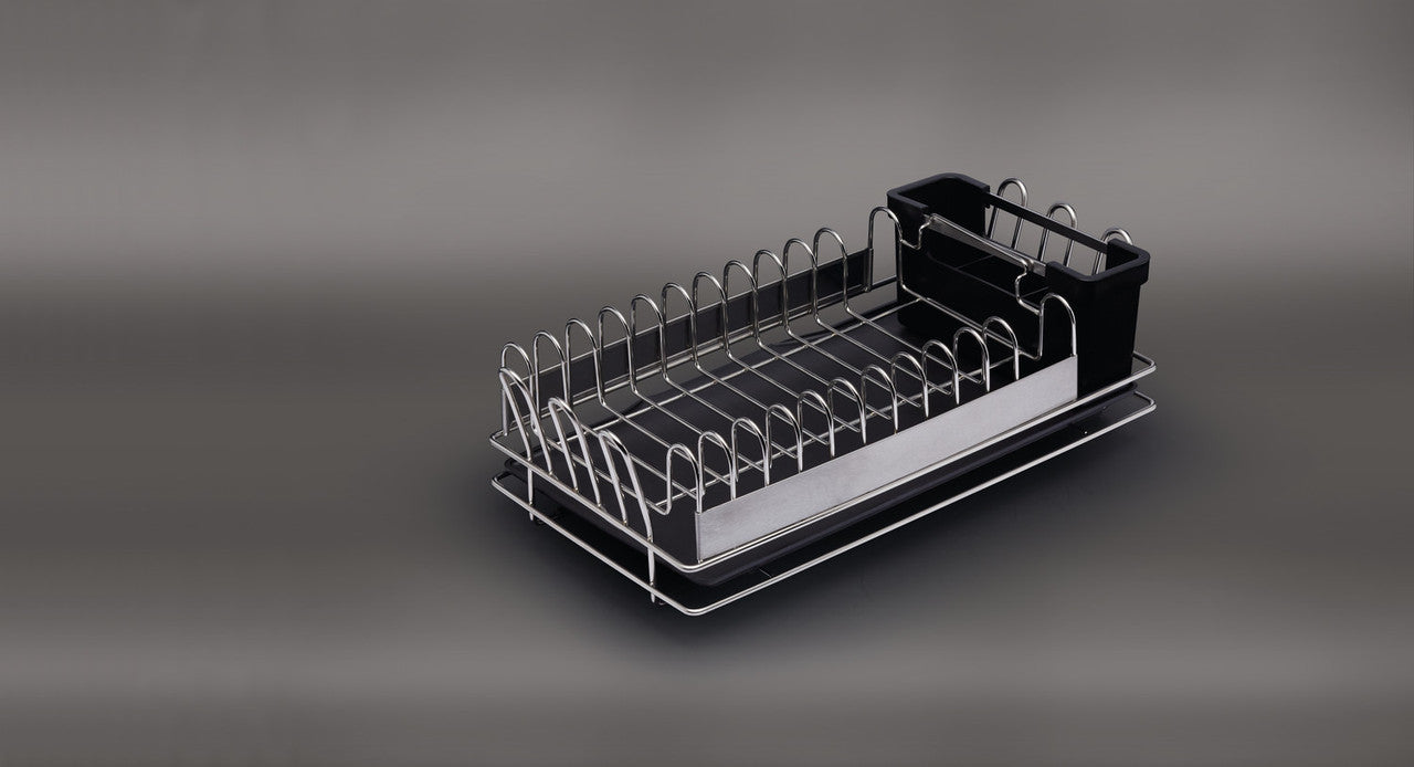 MasterCraft Compact Stainless Steel Dish Drainer 41 x 22cm