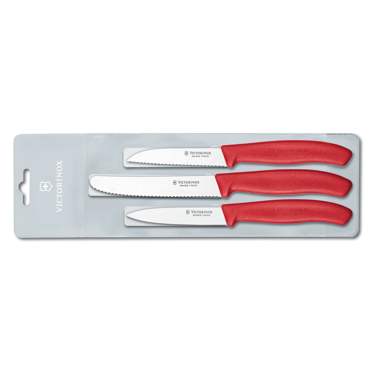 Victorinox Paring Knife Set Classic 3 Piece Chilli Red