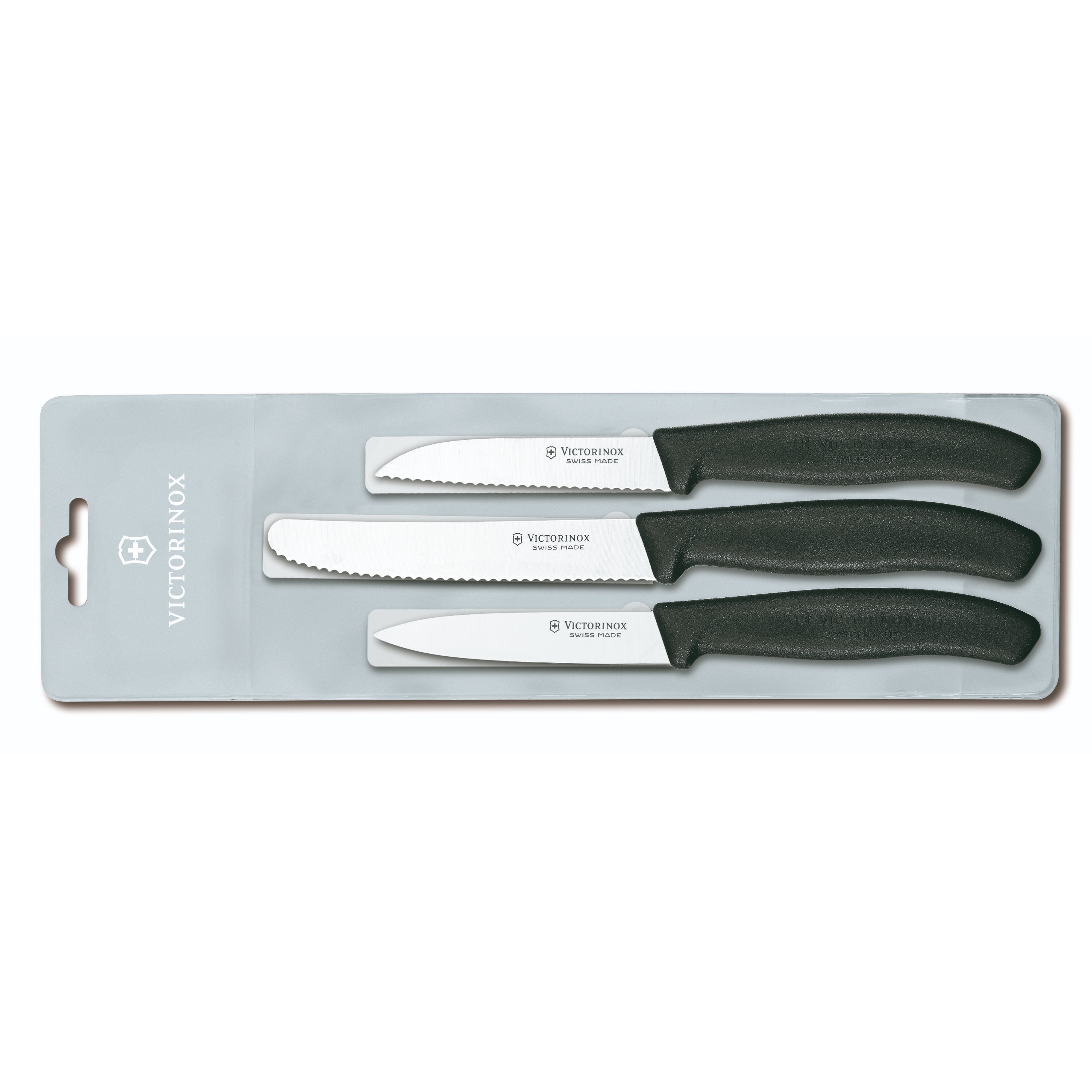 Victorinox Swiss Classic 3 Piece Paring Set Black