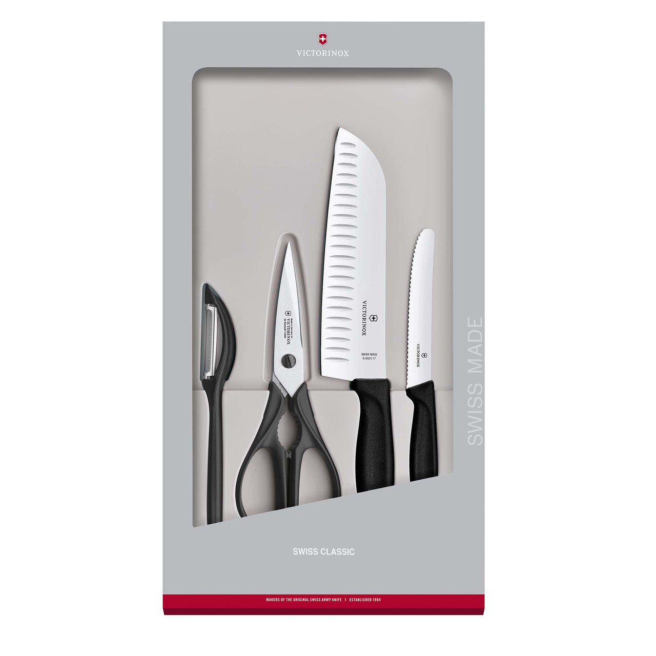 Victorinox Swiss Classic Kitchen Set, 4 pieces - Black