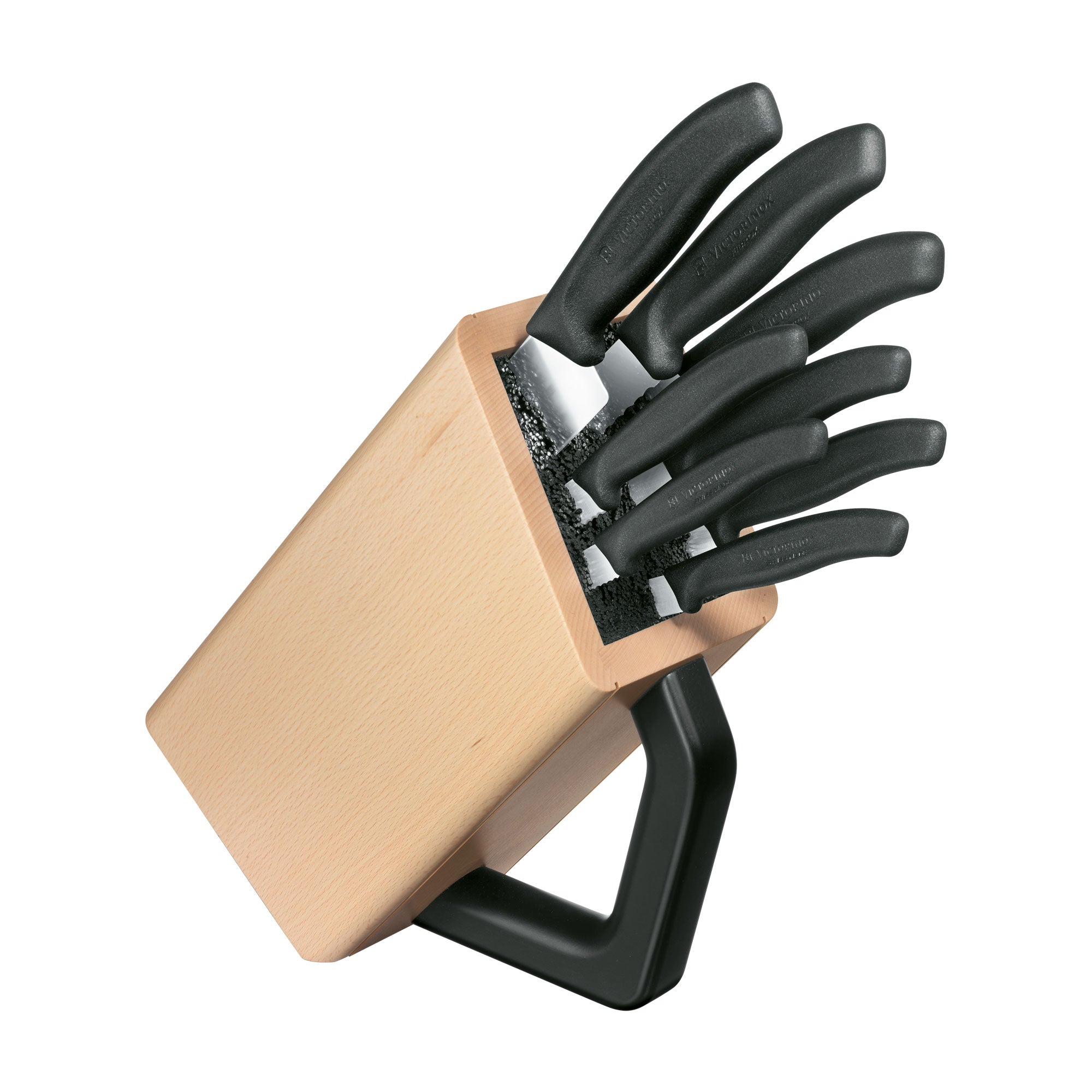 Victorinox Swiss Classic Cutlery Block, 8 pieces - Beechwood
