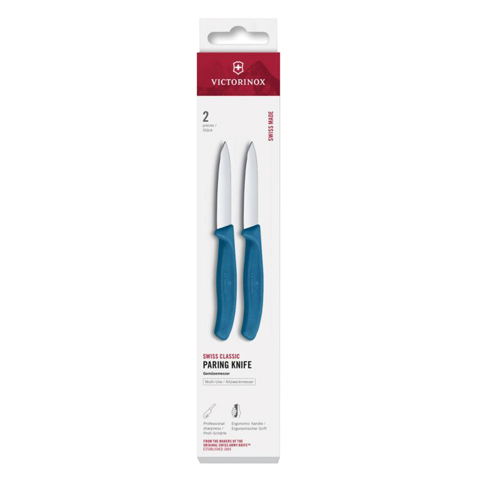 Victorinox Swiss Classic Paring Knife Straight Edge 8cm New Orange