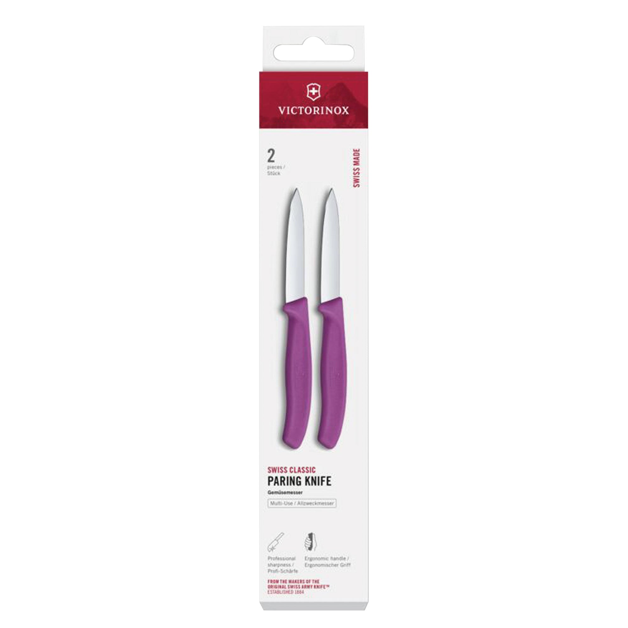 Victorinox Swiss Classic Paring Knife Straight Edge 8cm New Orange