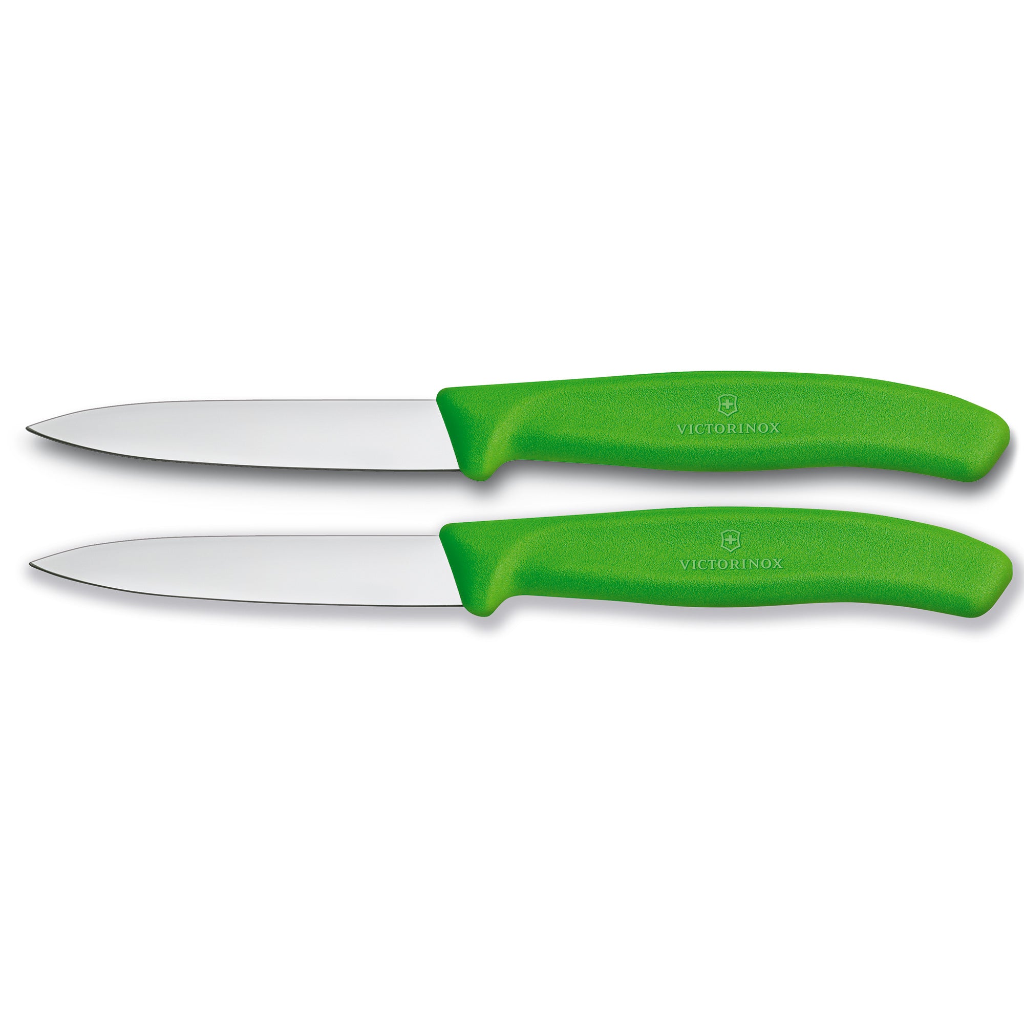 Victorinox Paring Knife,8 cm Pointed Blade,2 pc Set,Classic,Green