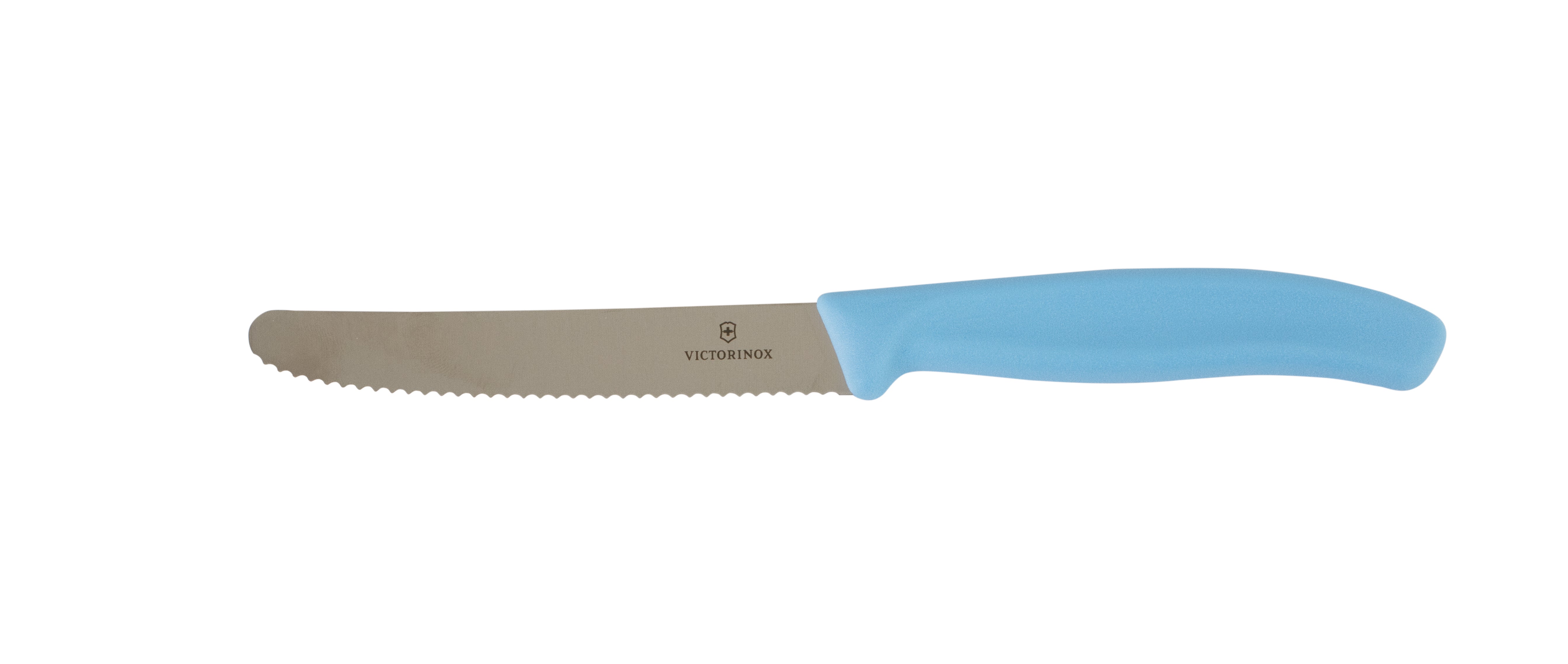 Victorinox Swiss Classic Tomato and Table Knife - Skyline Blue