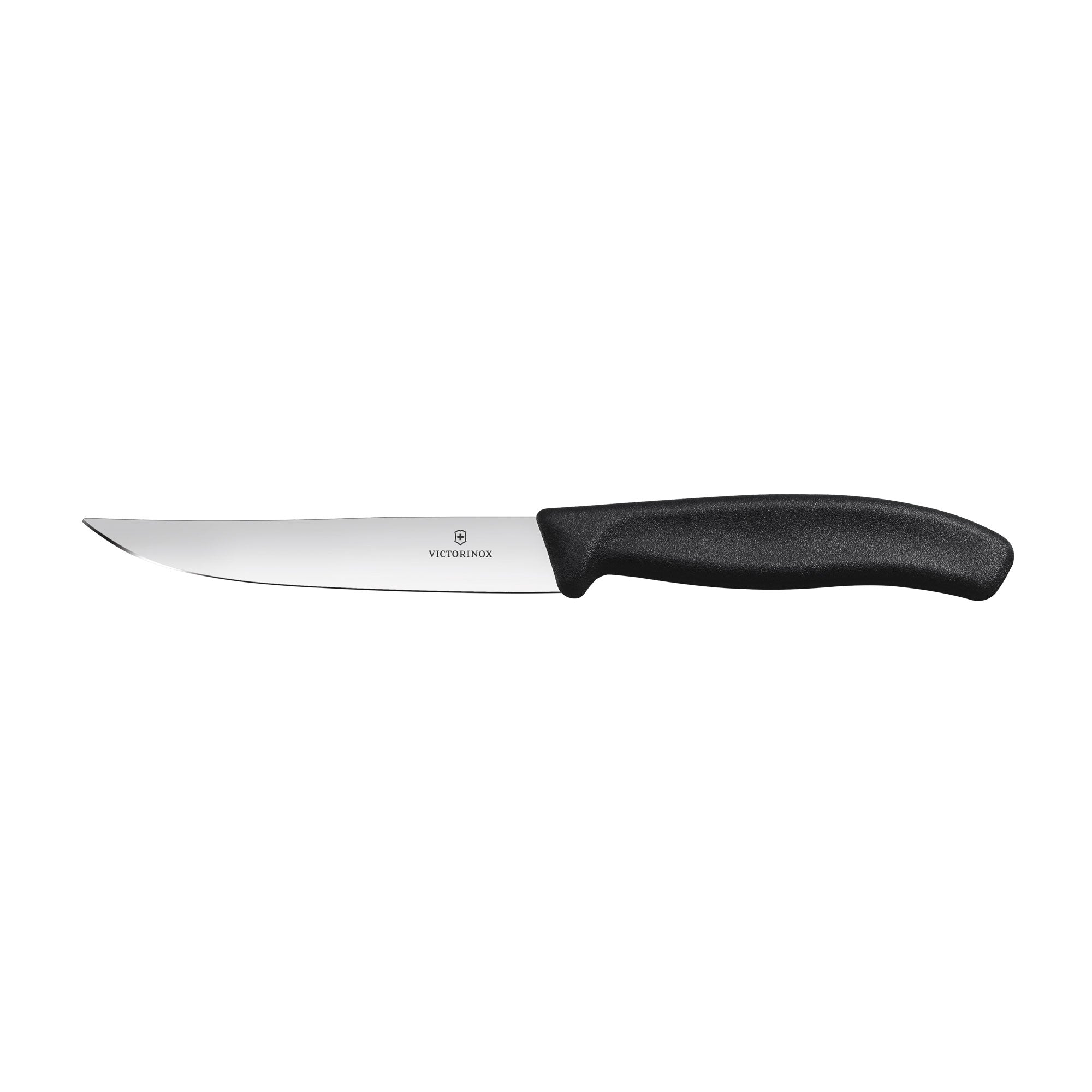 Victorinox Swiss Classic Steak Knife, Straight Edge, 12cm - Black