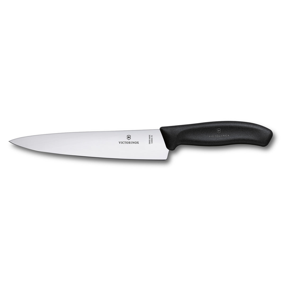 Victorinox Swiss Classic Cook's Carving Knife Wide Blade 19cm (Black)