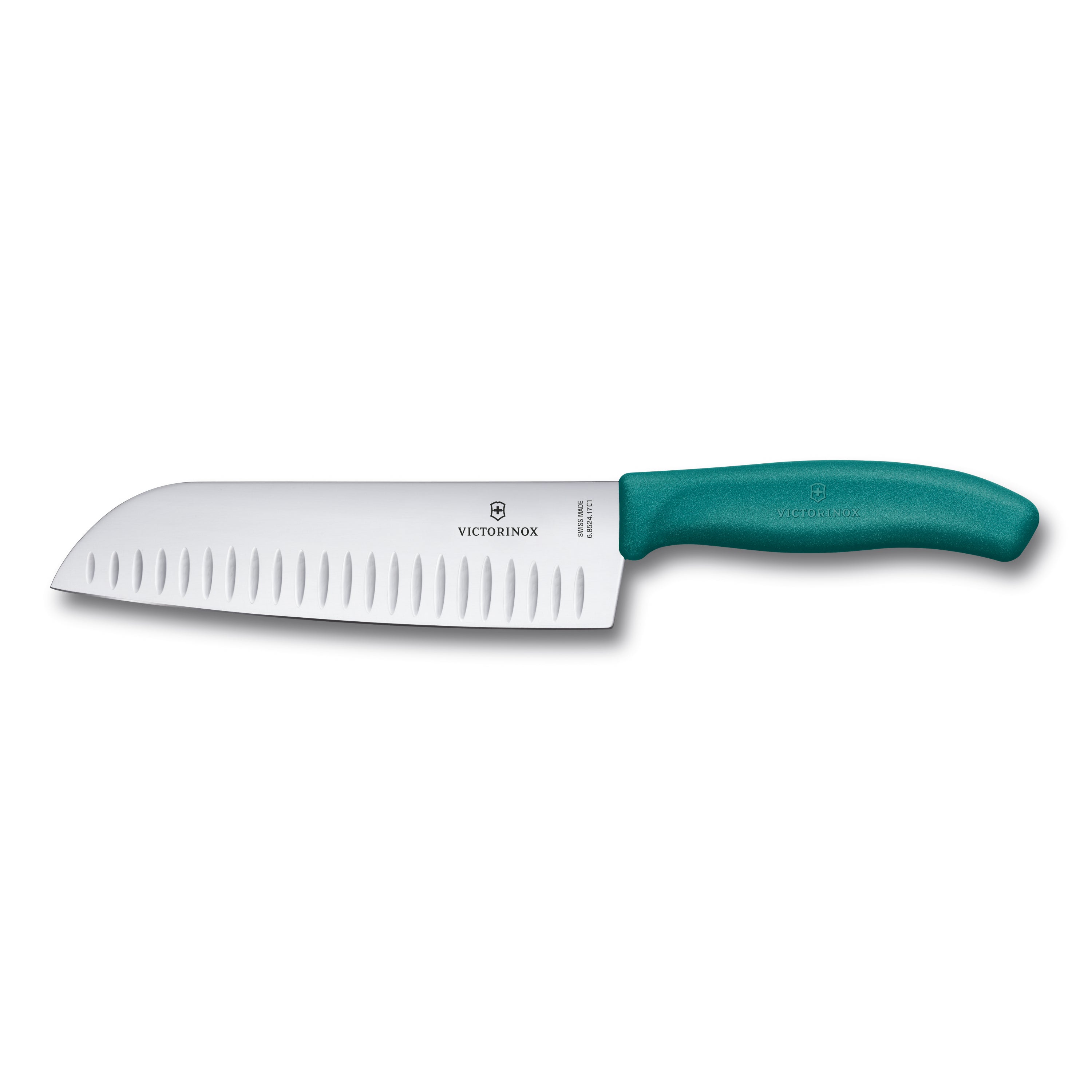 Victorinox Santoku Fluted 17cm New Green