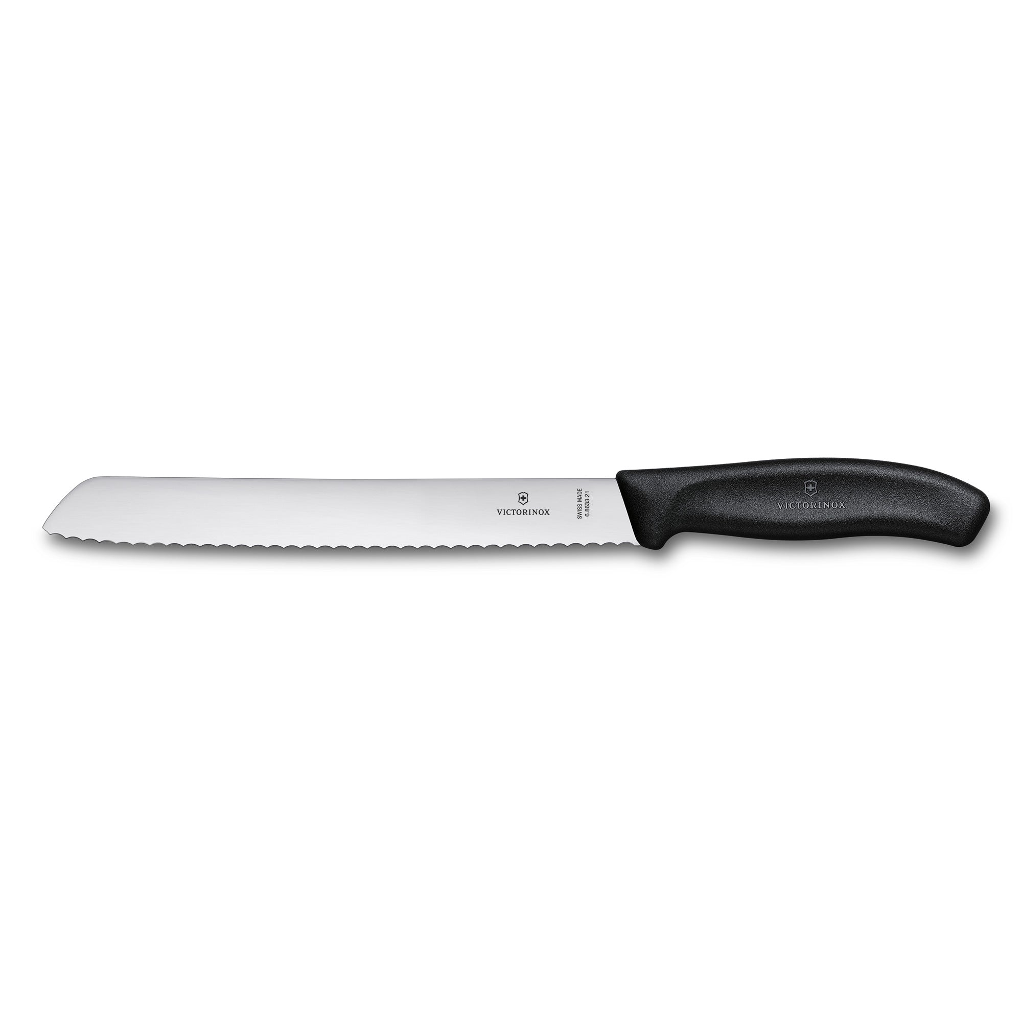 Victorinox Bread Knife,21cm,Wavy Edge Blade,Classic - Black,Gift Boxed