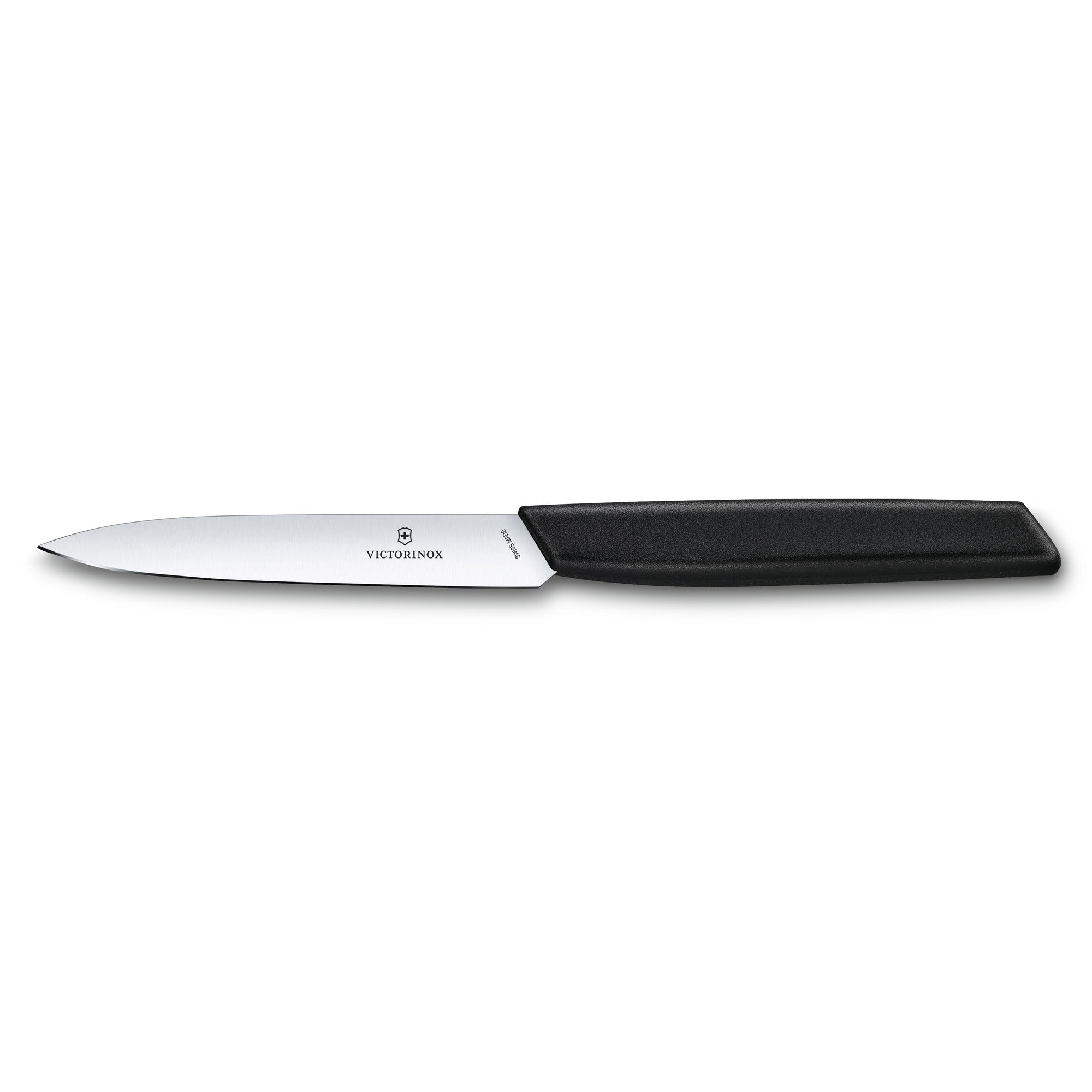 Victorinox Swiss Modern Paring Knife, 10cm Straight Edge - Black