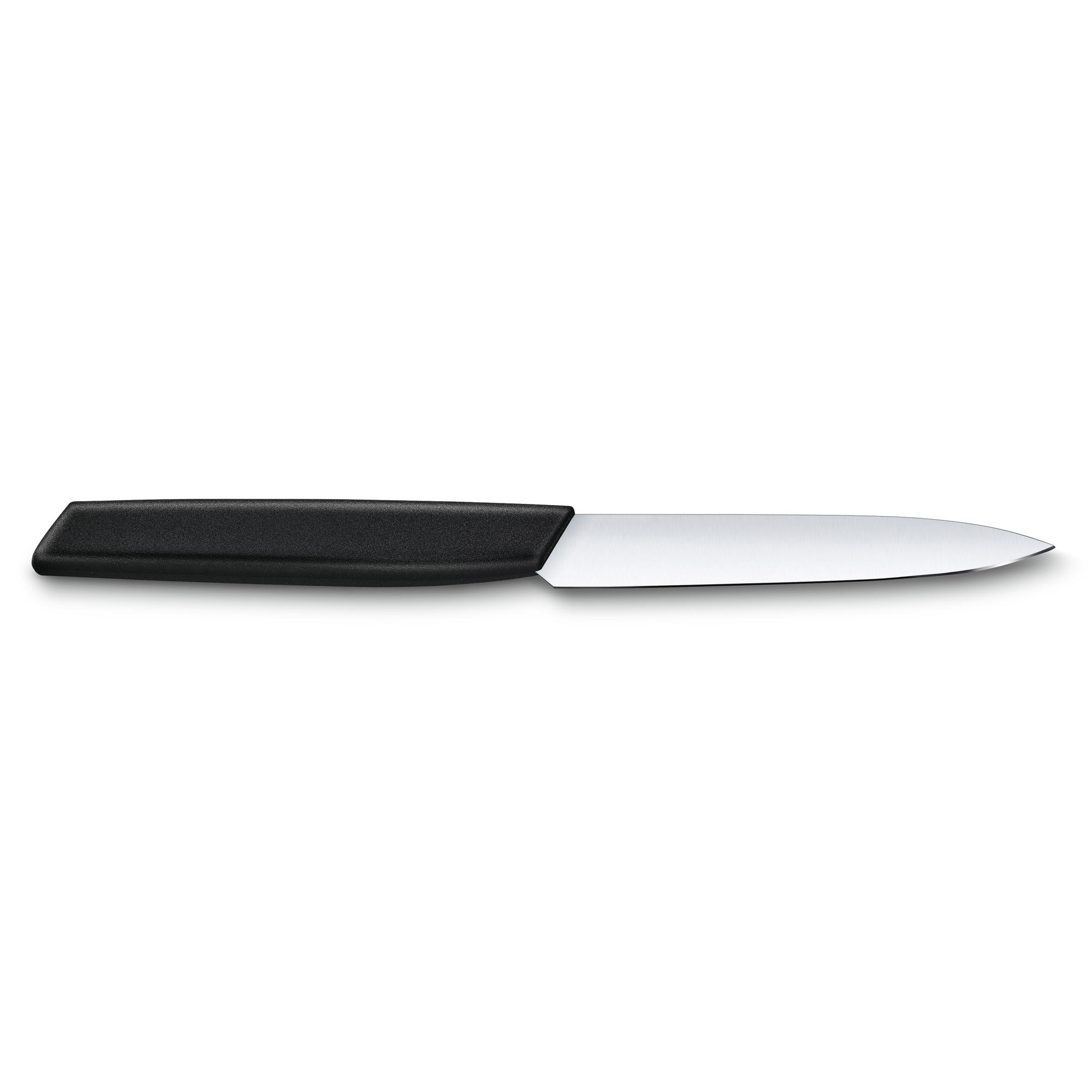 Victorinox Swiss Modern Paring Knife, 10cm Straight Edge - Black