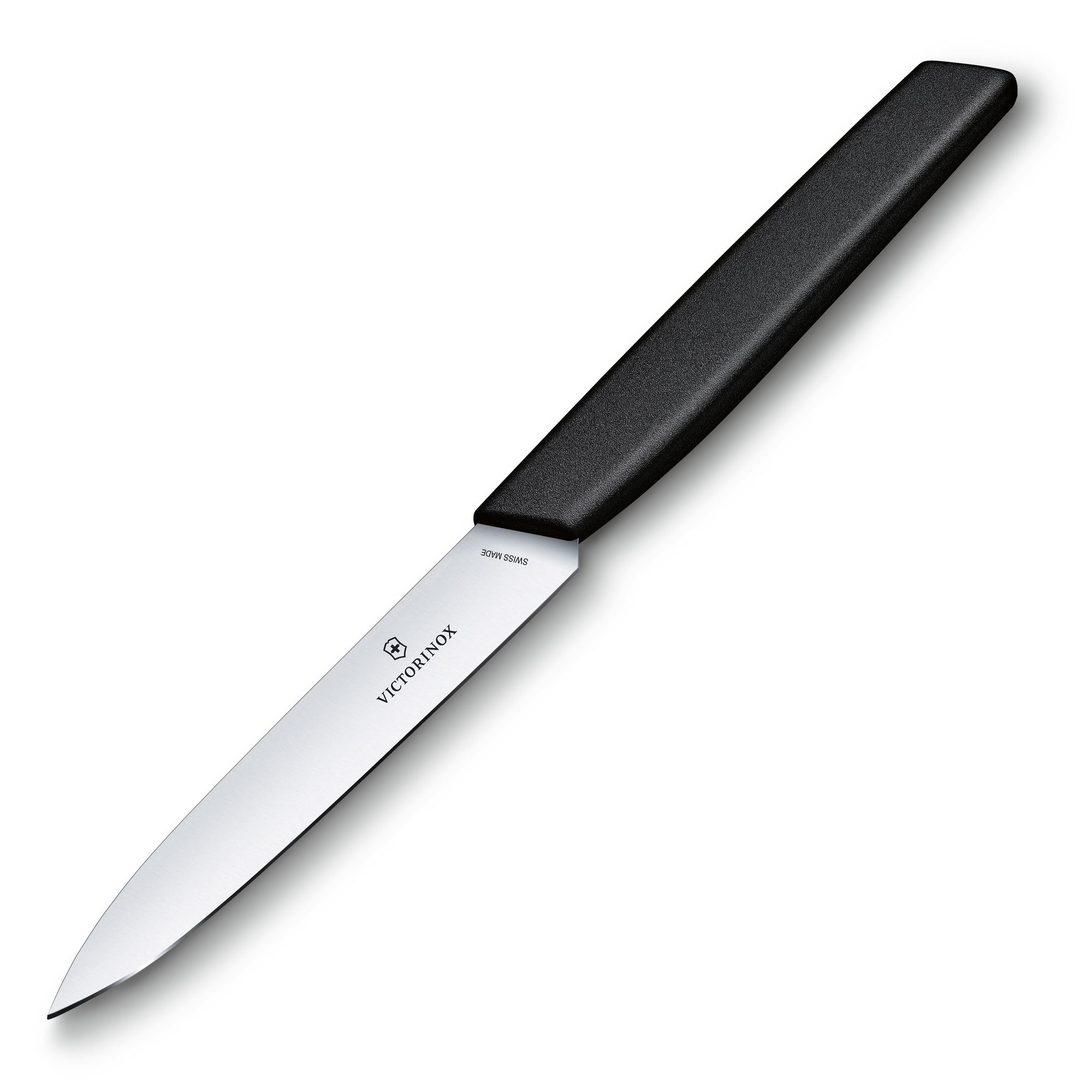 Victorinox Swiss Modern Paring Knife, 10cm Straight Edge - Black