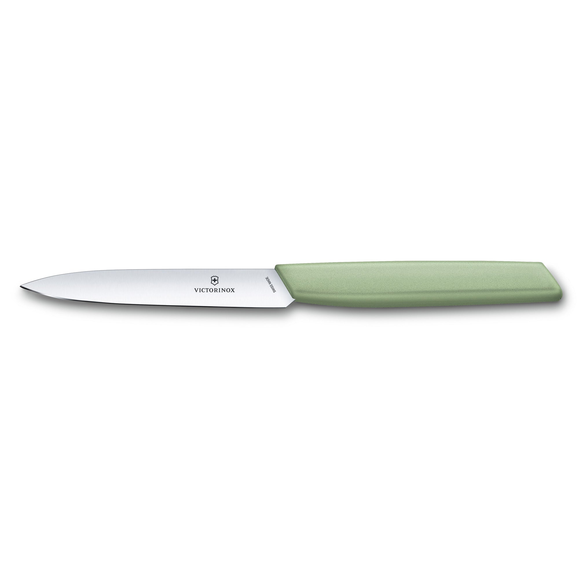 Victorinox Swiss Modern Paring Knife, 10cm Straight Edge - Moss