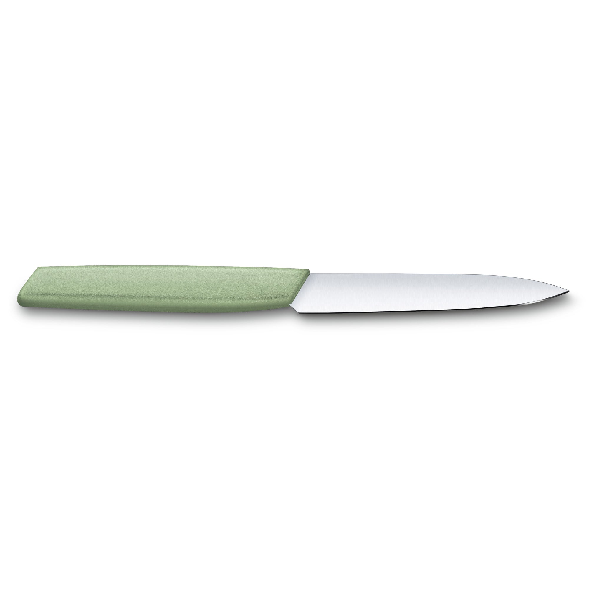 Victorinox Swiss Modern Paring Knife, 10cm Straight Edge - Moss