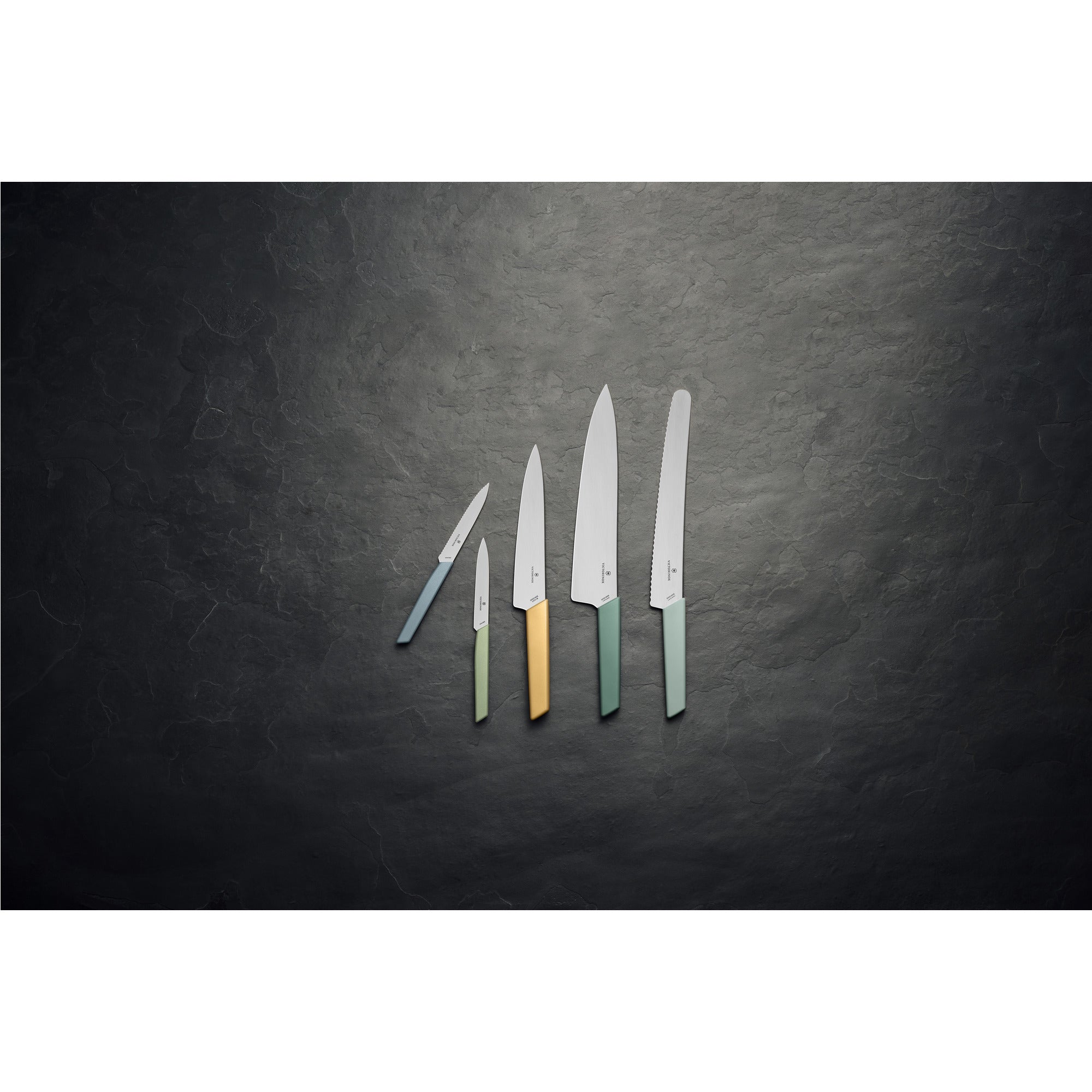 Victorinox Swiss Modern Paring Knife, 10cm Straight Edge - Moss