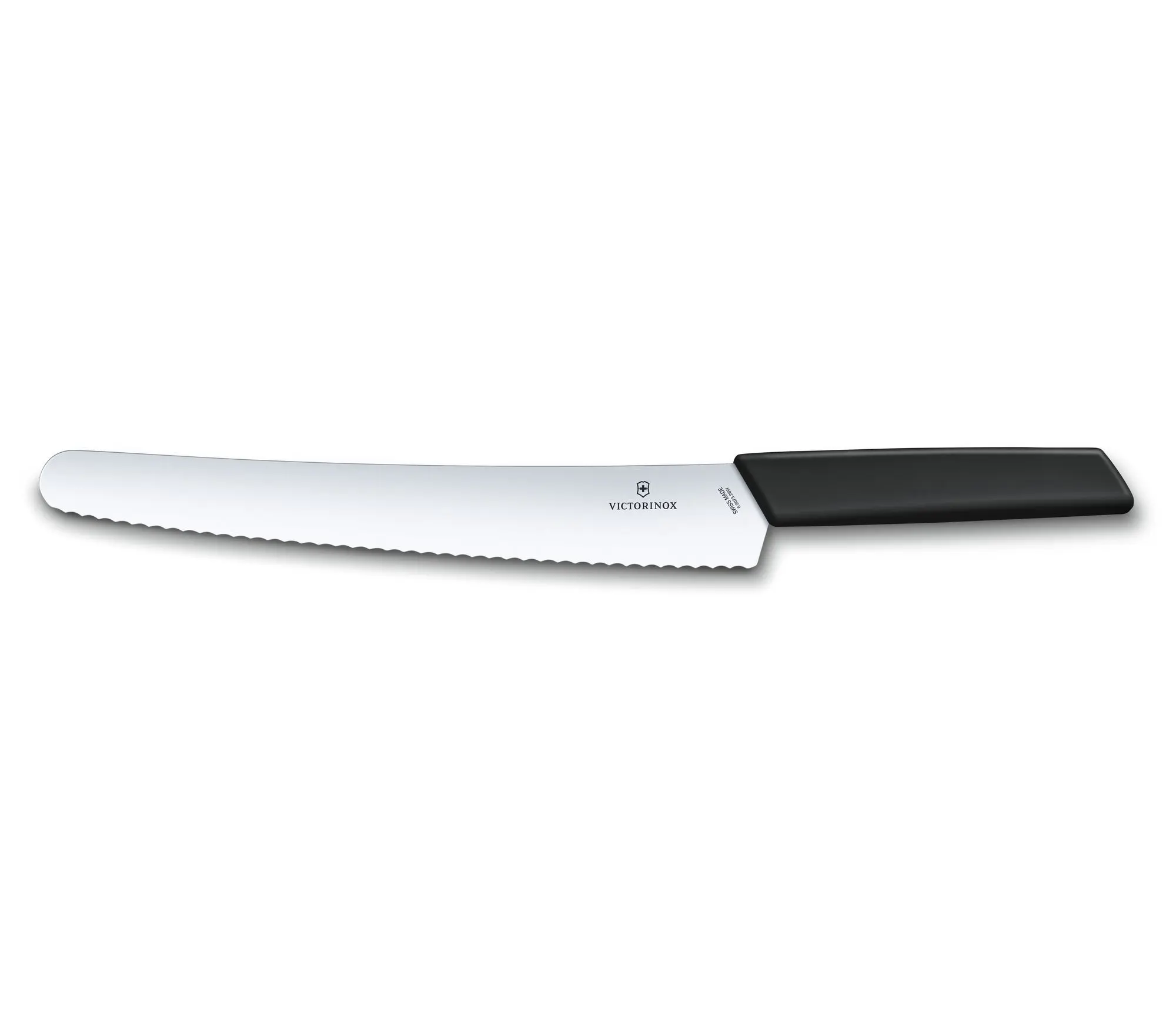 Victorinox Swiss Modern Bread & Pastry Knife, 26cm, black handle