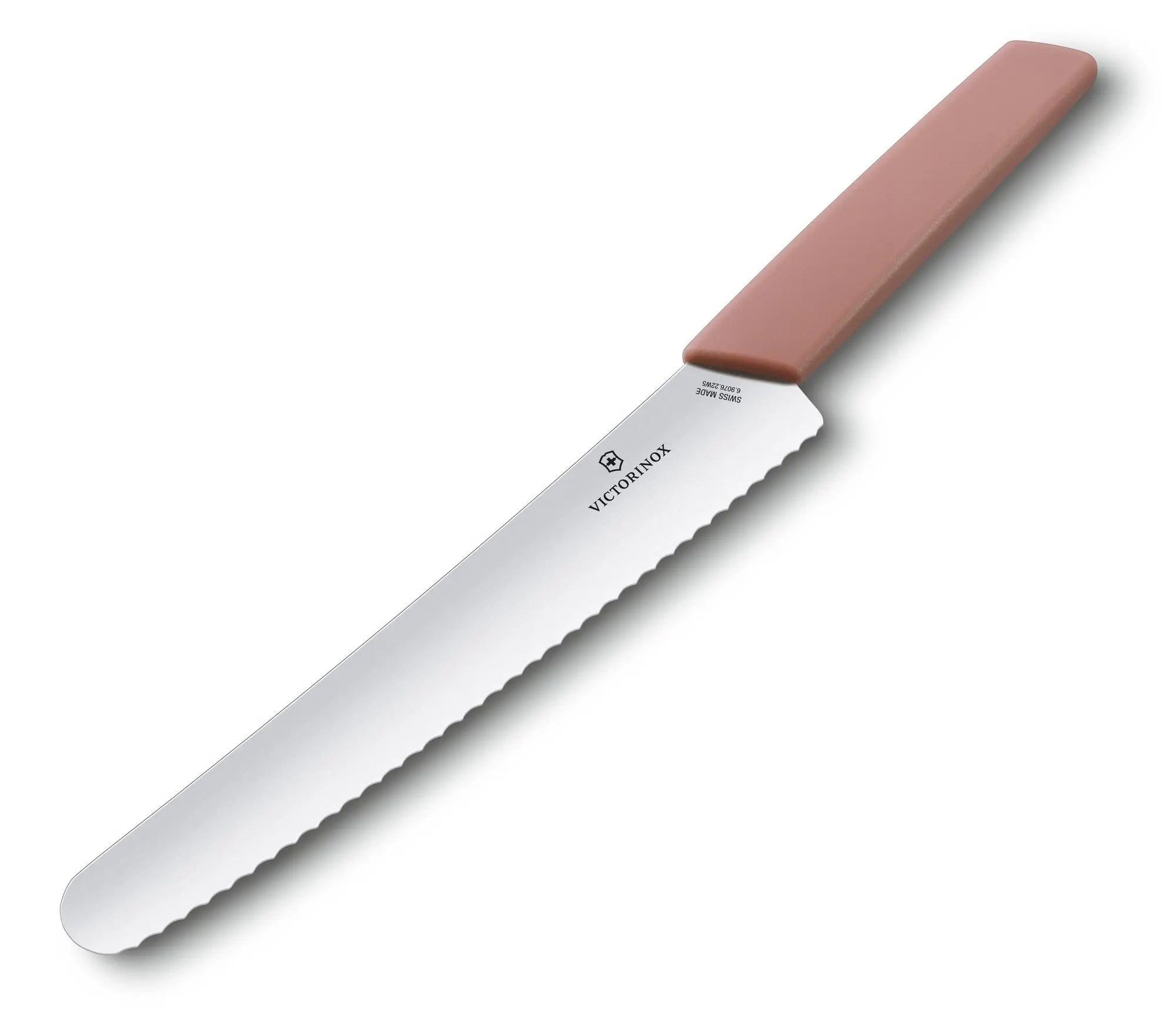 Victorinox Swiss Modern Bread & Pastry Knife, 22cm, apricot handle
