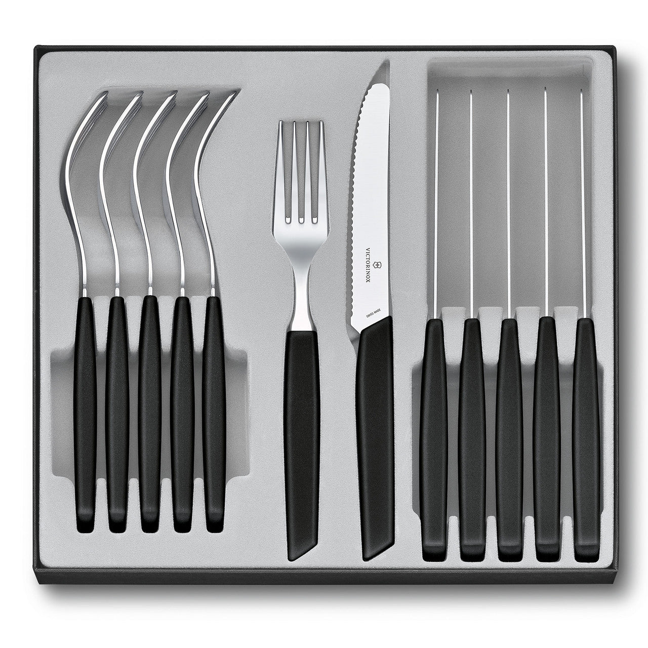 Victorinox Swiss Modern Table Set (Rounded Knife) 12 pieces Sage