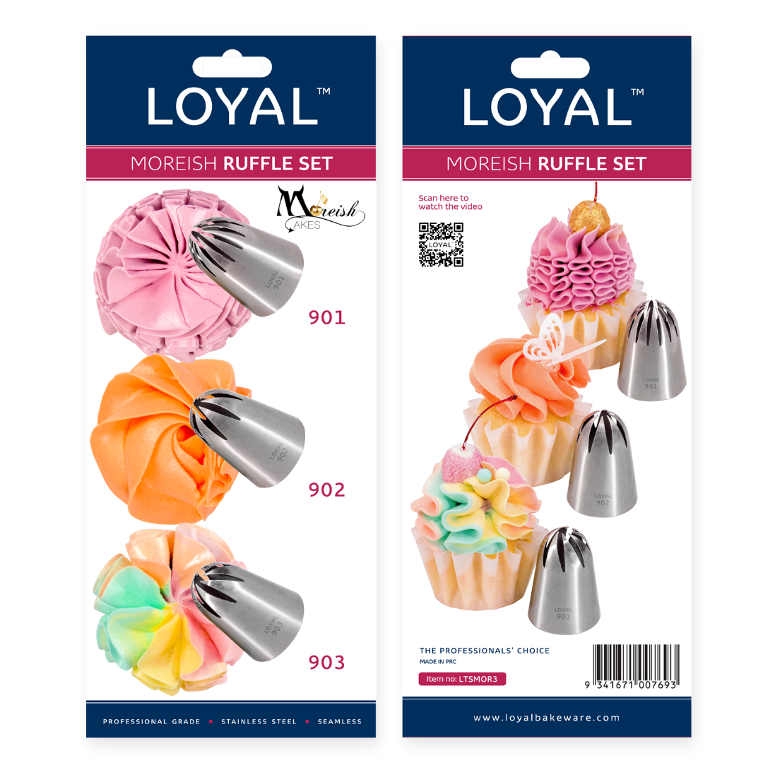LOYAL Piping Tip Set Moreish Ruffle
