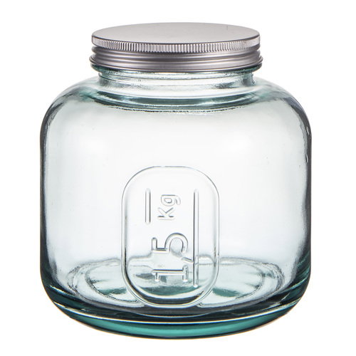 Eco Ladelle Eco Recycled Rustico 1500ml Clear Storage Jar