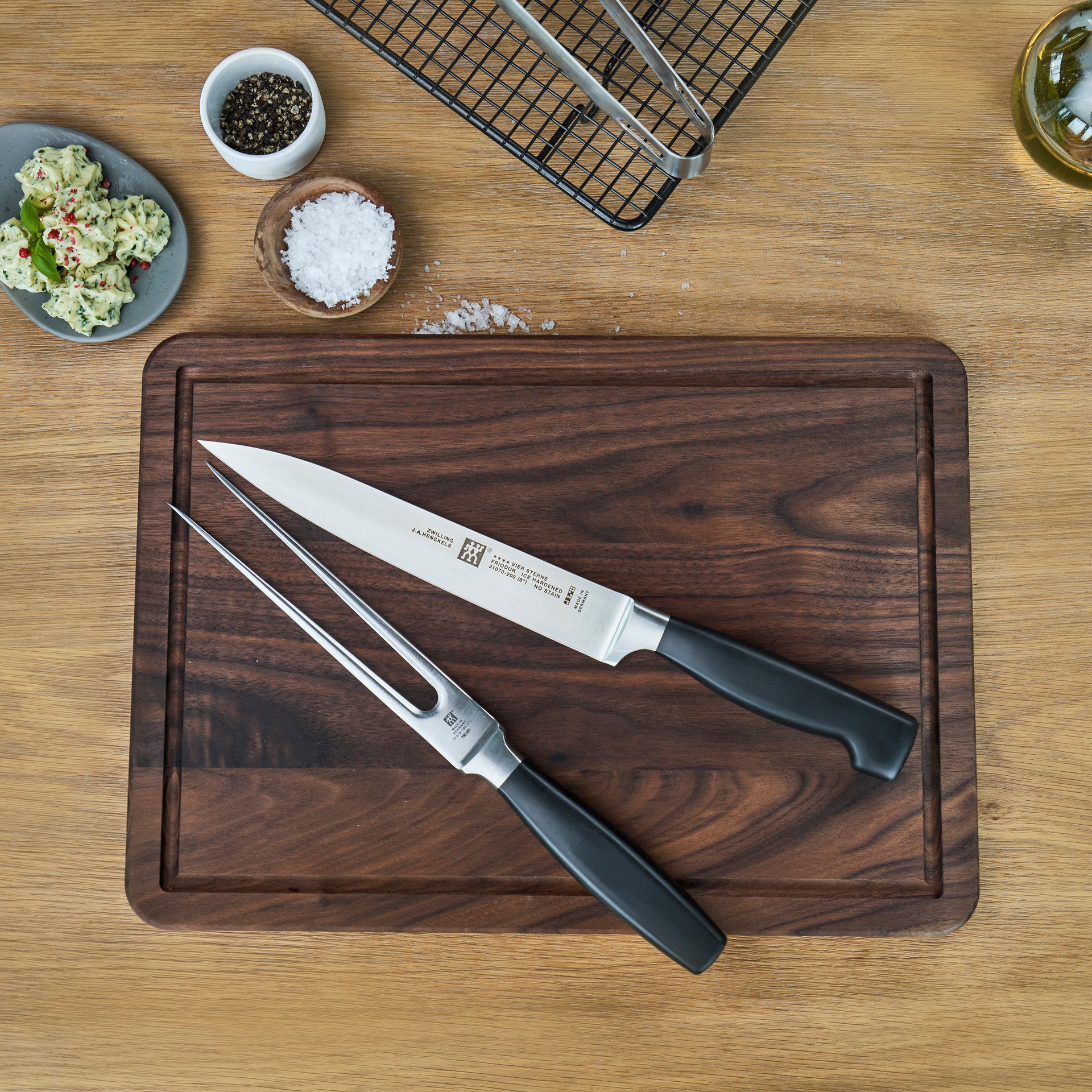 Zwilling Four Star Carving 2pc Set