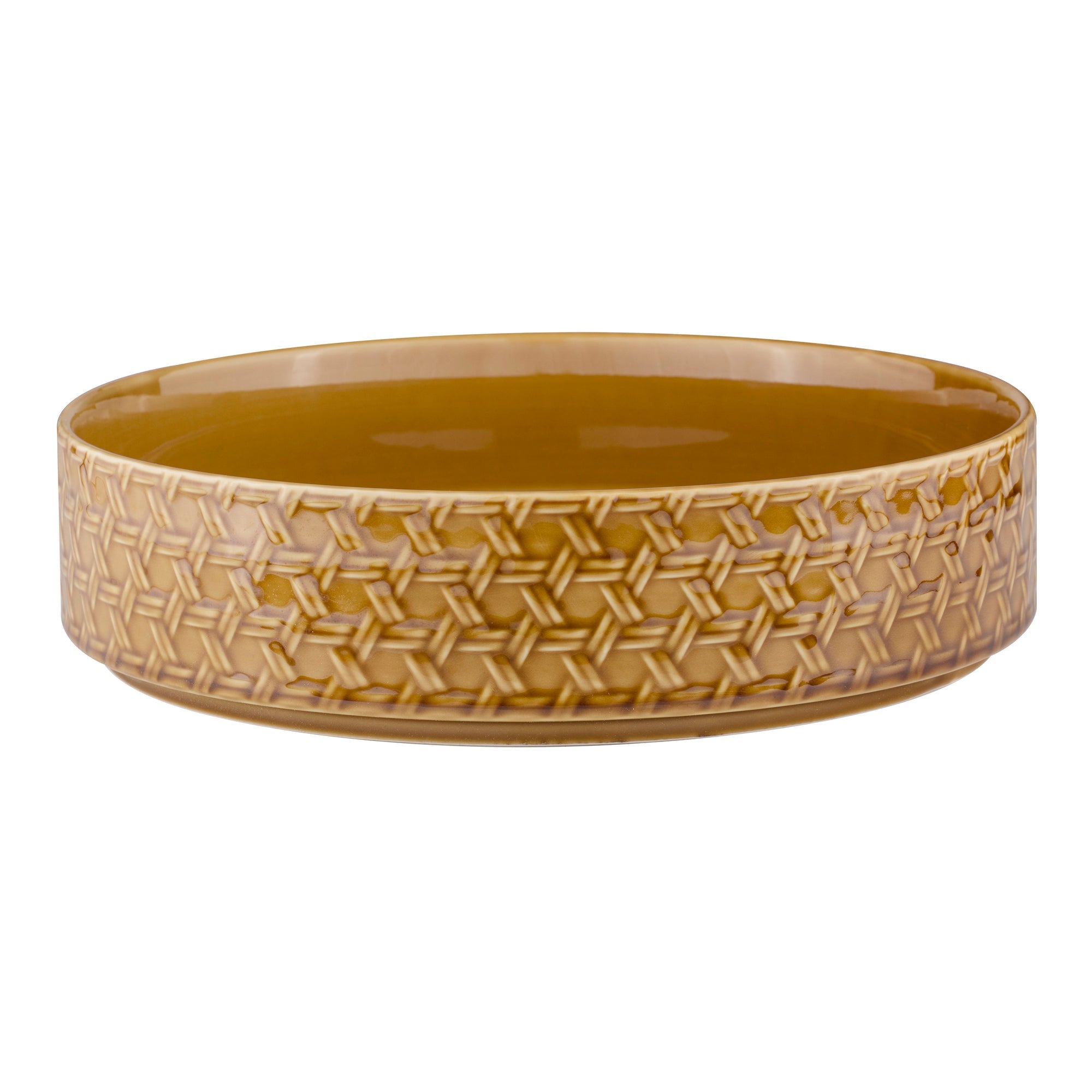 Ladelle Heath Caramel Shallow 20cm Bowl