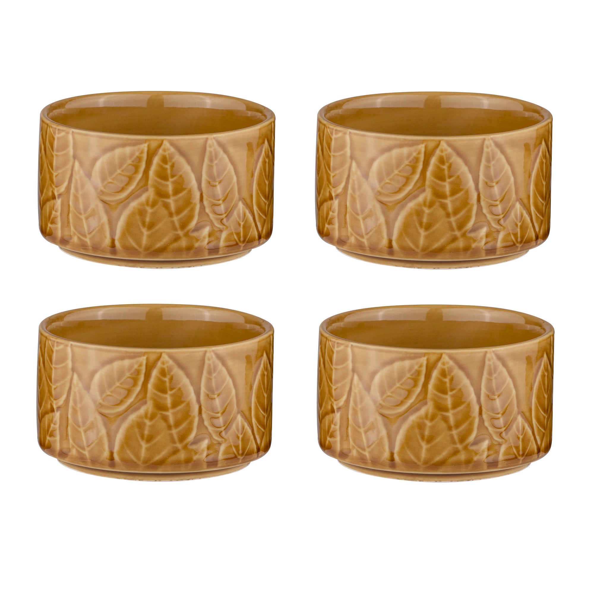 Ladelle Heath Caramel 4pk Ramekin