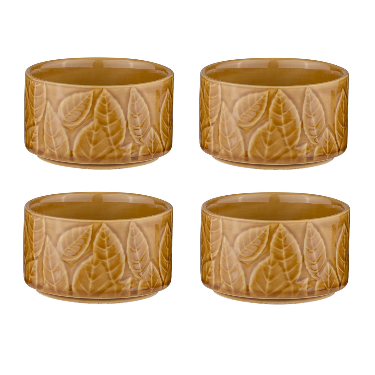 Ladelle Heath Caramel 4pk Ramekin