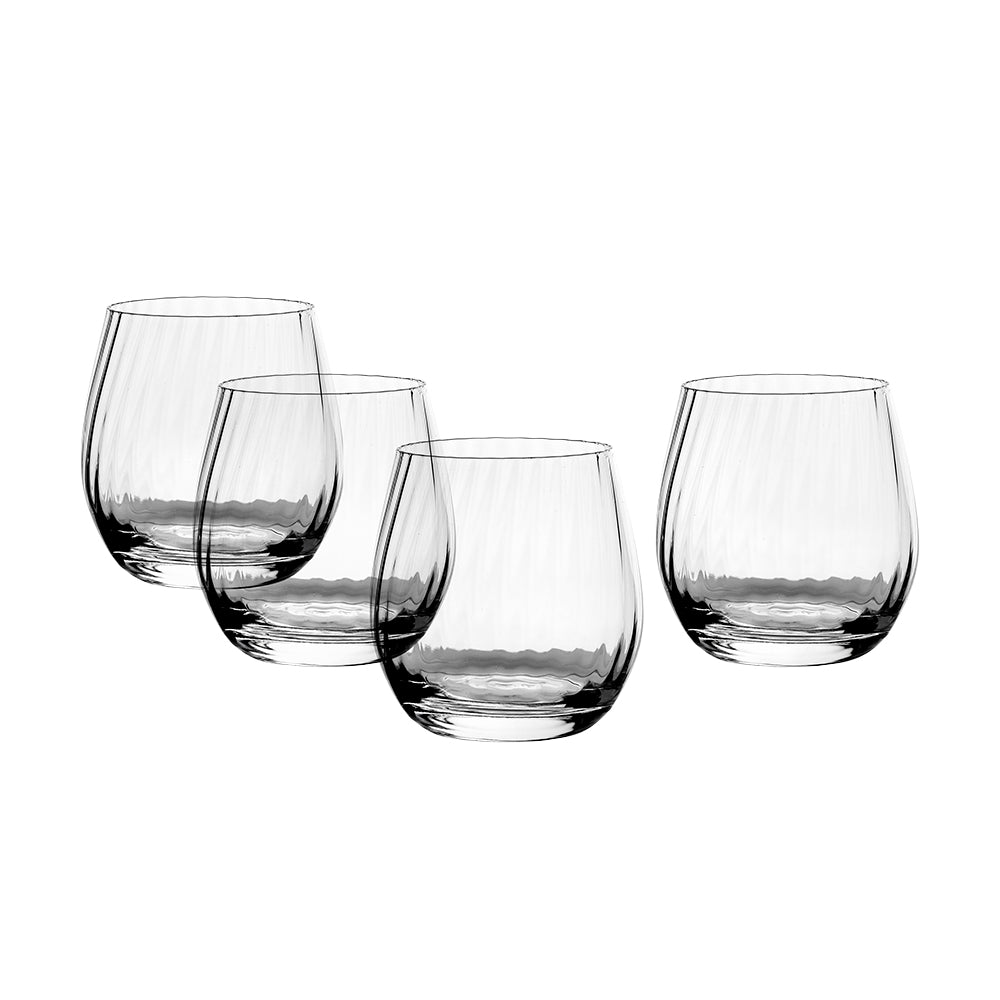 Wiltshire Serene 320ml Stemless Glasses 4 Piece Set