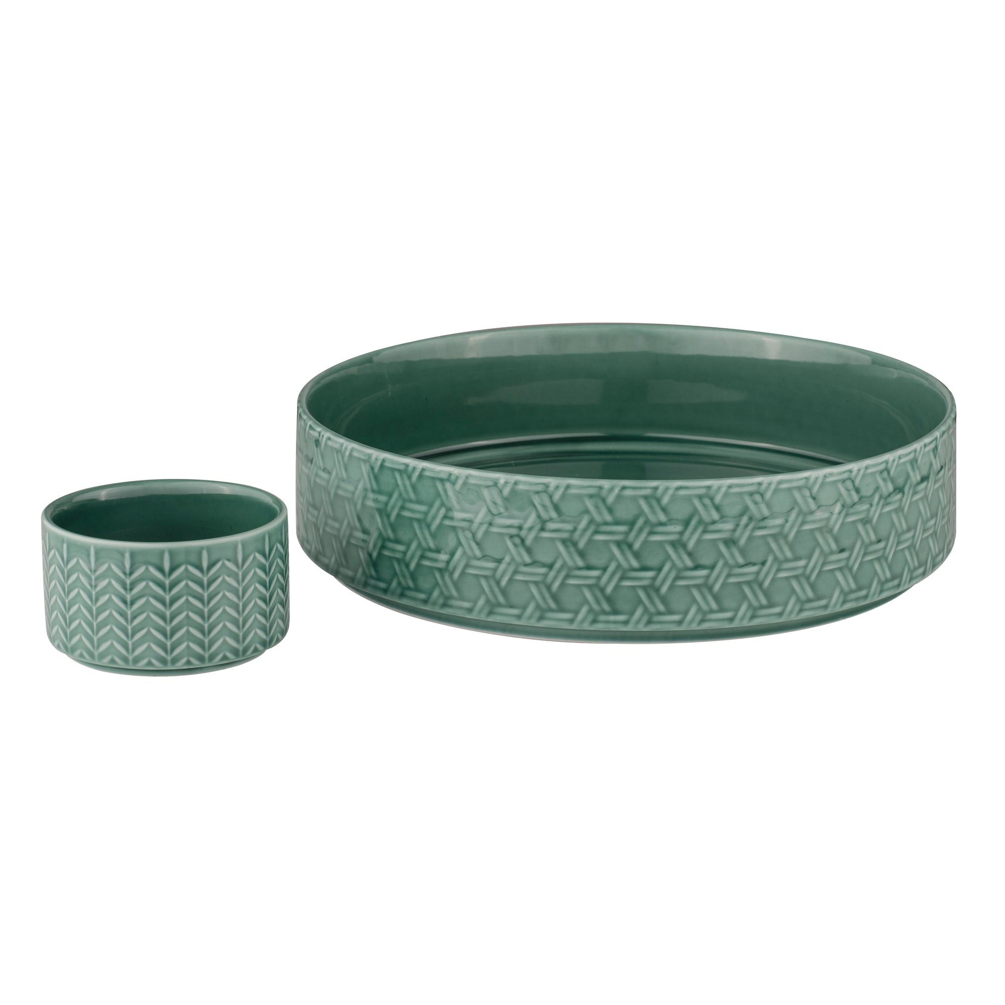 Ladelle Heath Jade Bowl 2pk Set