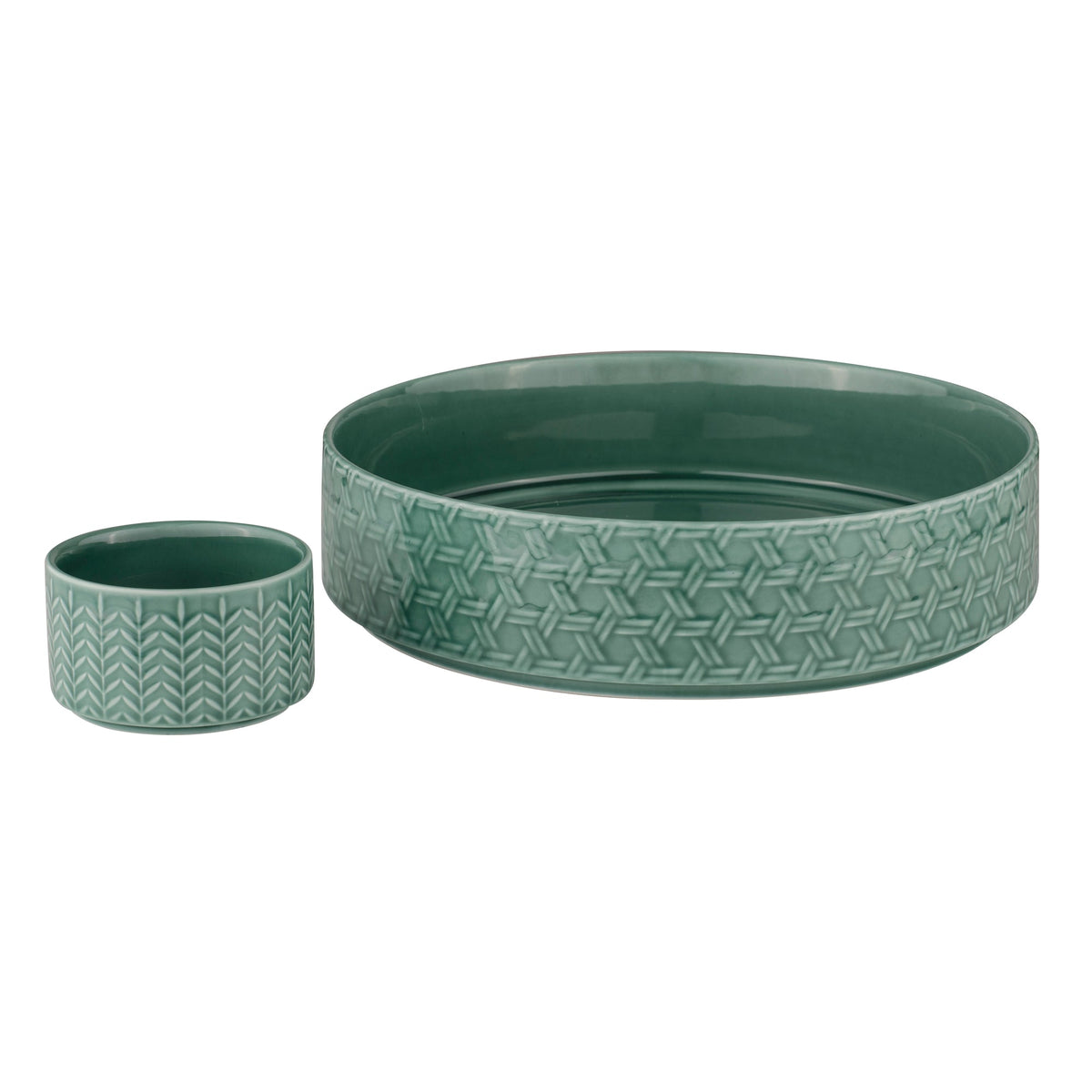 Ladelle Heath Jade Bowl 2pk Set