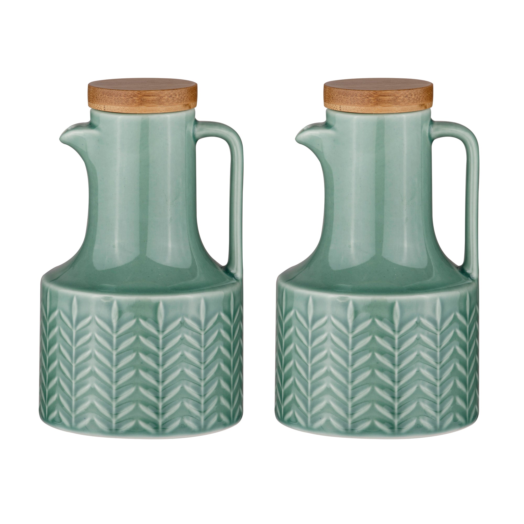 Ladelle Heath Jade Oil & Vinegar Set