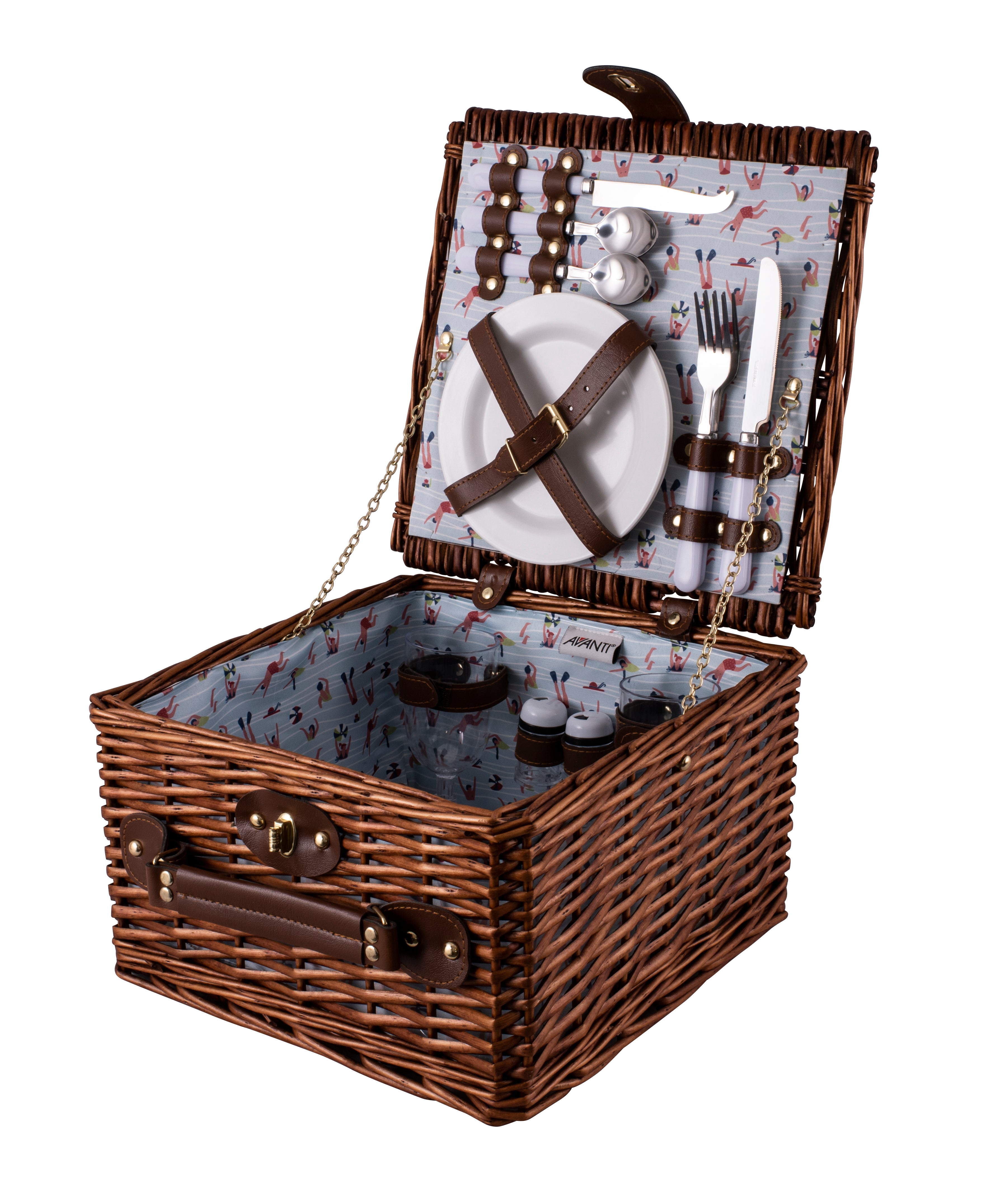 Avanti 2 Person Picnic Basket - Swimmers
